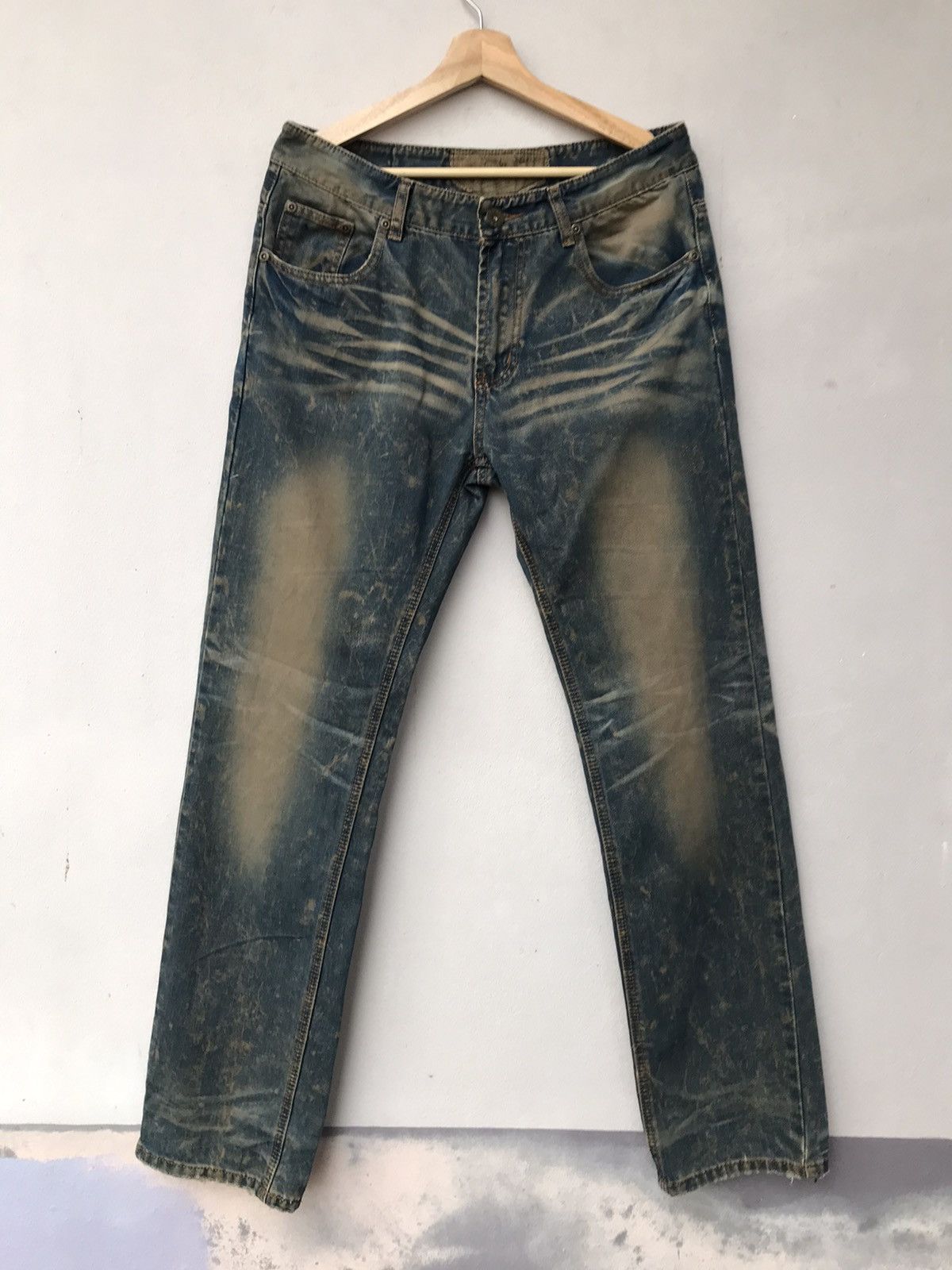 Vintage Vintage P.Turn Distressed Denim Size US 34 / EU 50 - 1 Thumbnail