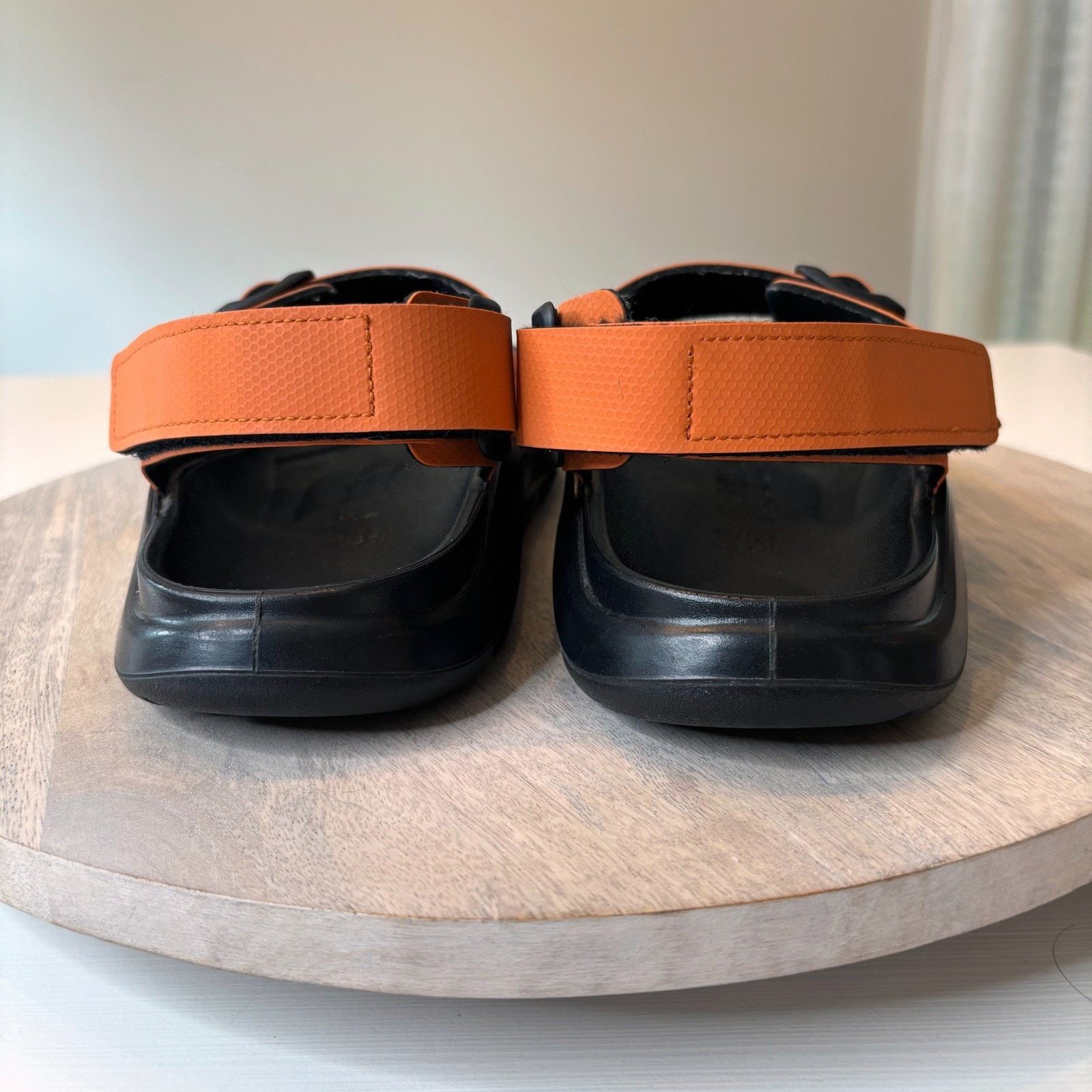 Birkenstock Birkenstock Tatacoa Sandals Orange Black Rugged Trail L9 M7 Size US 7 / EU 40 - 9 Thumbnail