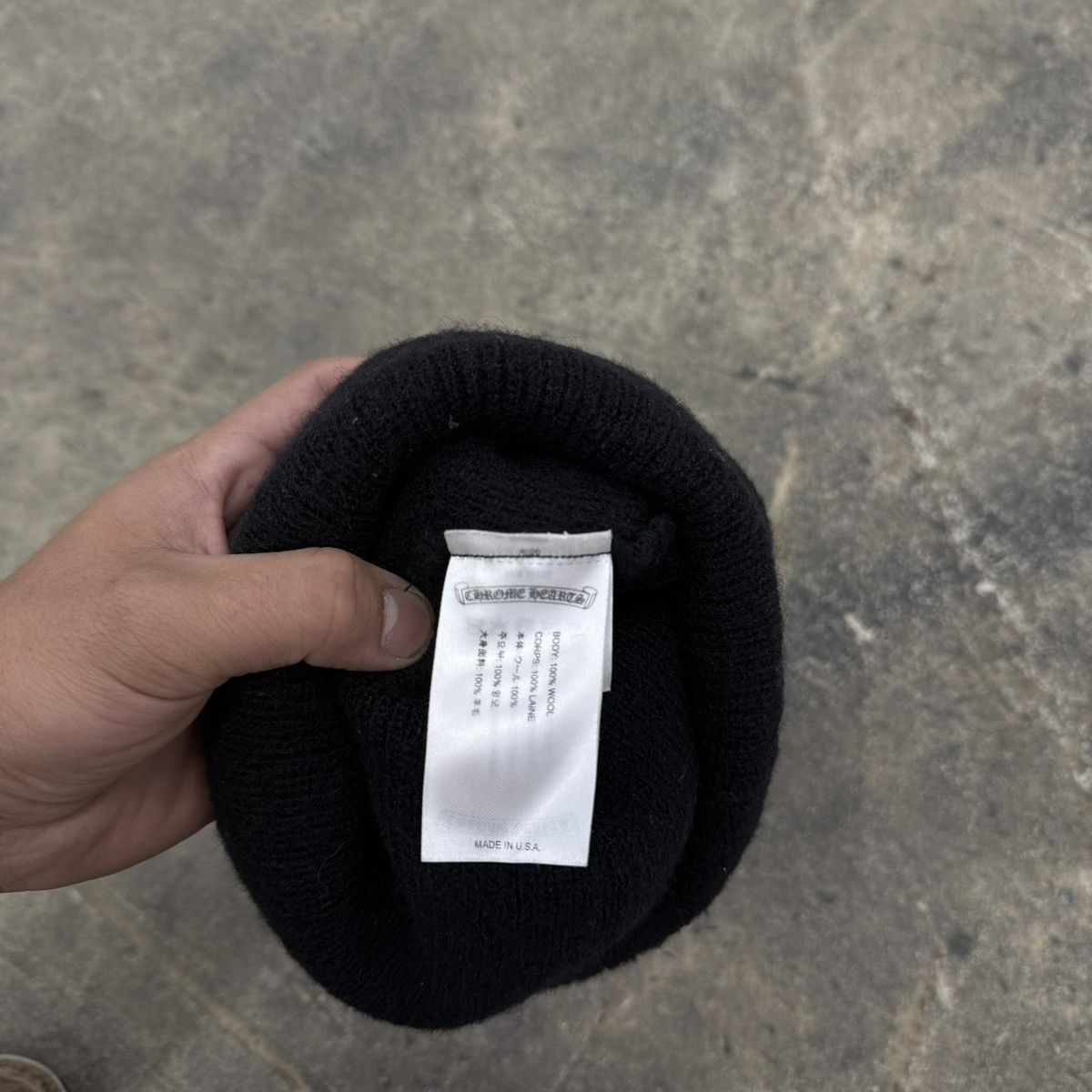 Chrome Hearts Chrome Hearts Horseshoe Beanie Size ONE SIZE - 3 Thumbnail