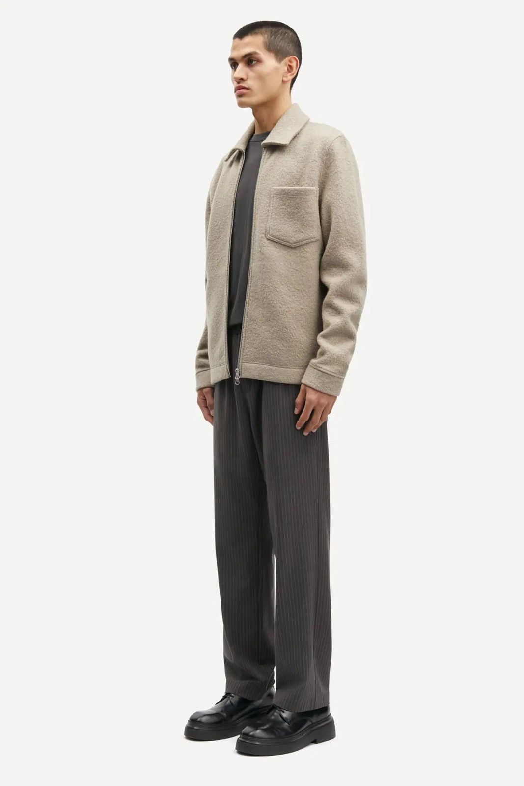Samsoe Samsoe Hannes Full Zip Cardigan Jacket Size US L / EU 52-54 / 3 - 2 Thumbnail