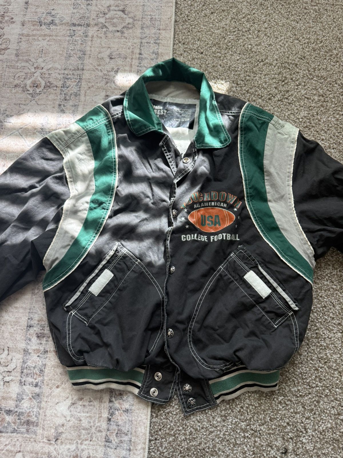 Other Vintage Raybest 90s Varsity Jacket size mediuk Size US M / EU 48-50 / 2 - 1 Thumbnail