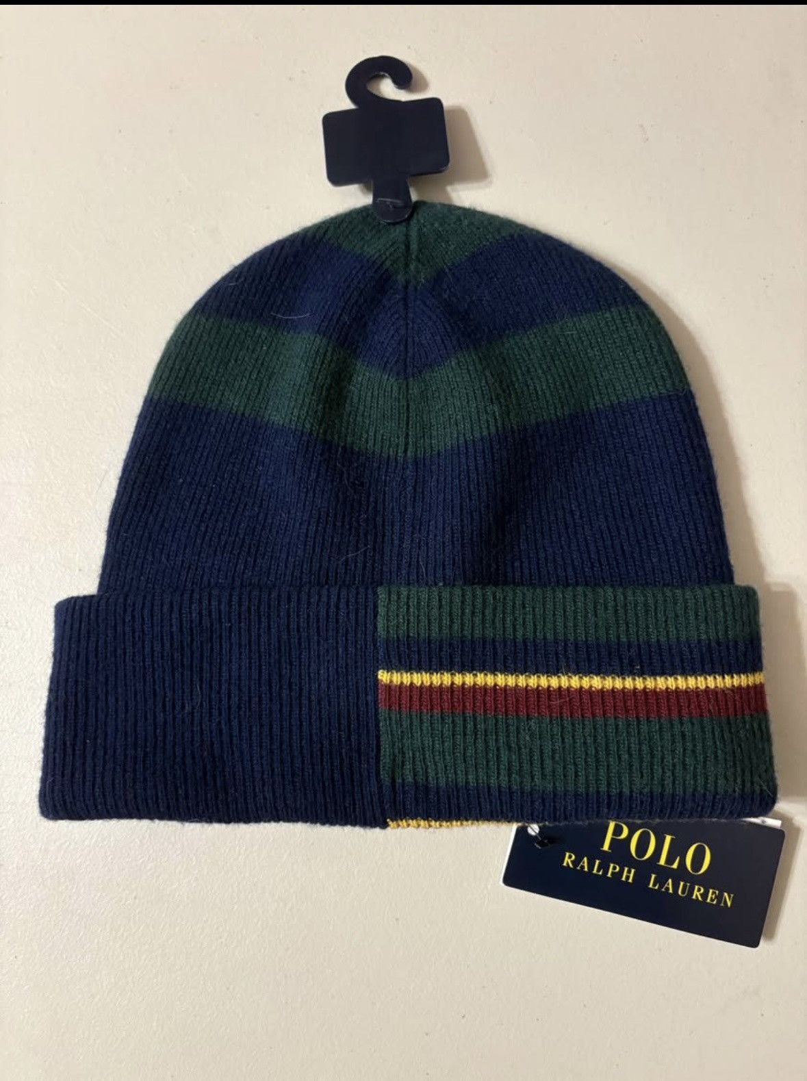 Polo Ralph Lauren Ralph Lauren Polo Beanie Preppy Rugby Big P Winter Hat Size ONE SIZE - 2 Thumbnail