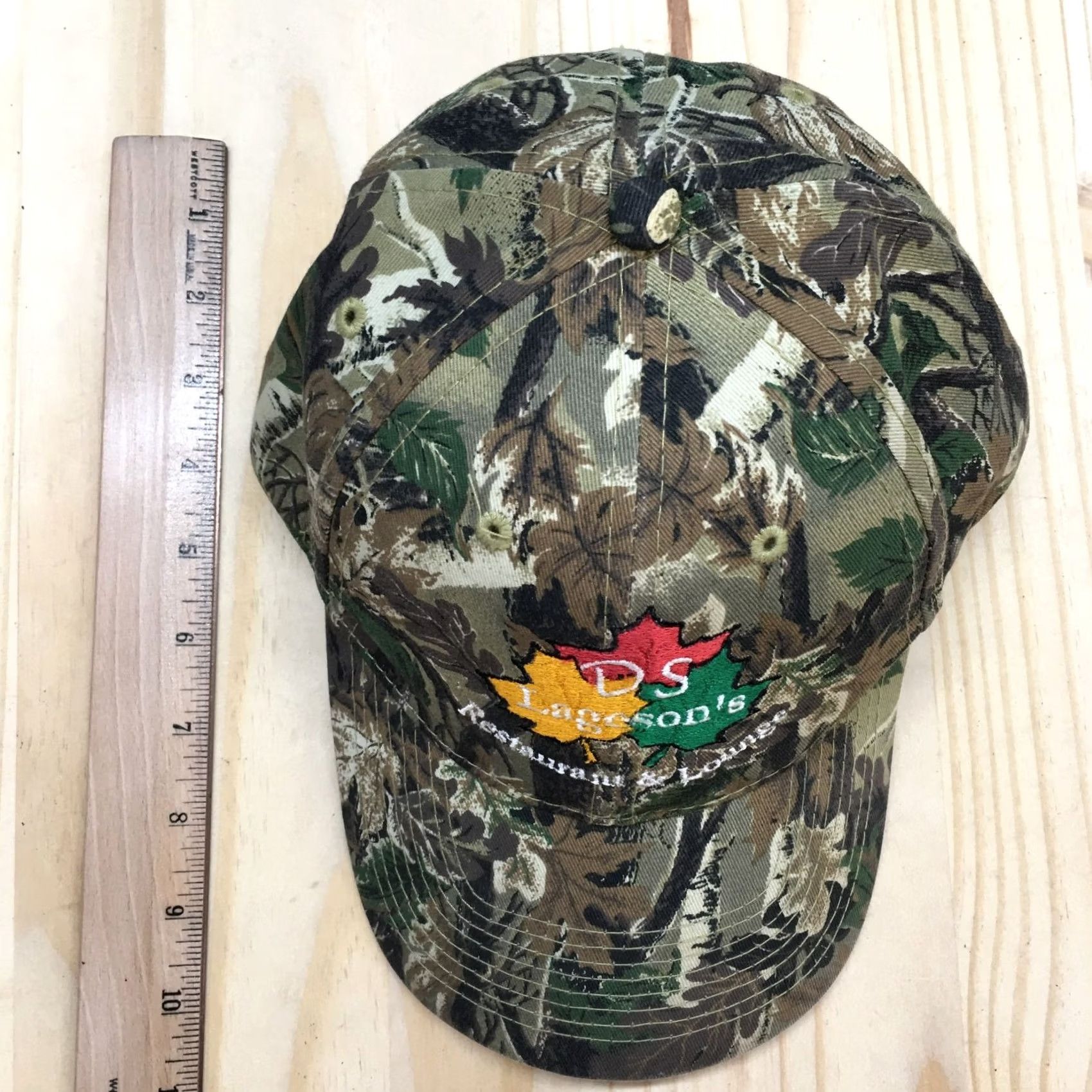 Vintage Nike Shirt Mens Green Brown Camo OS Curved Brim Adjustable Size ONE SIZE - 3 Thumbnail