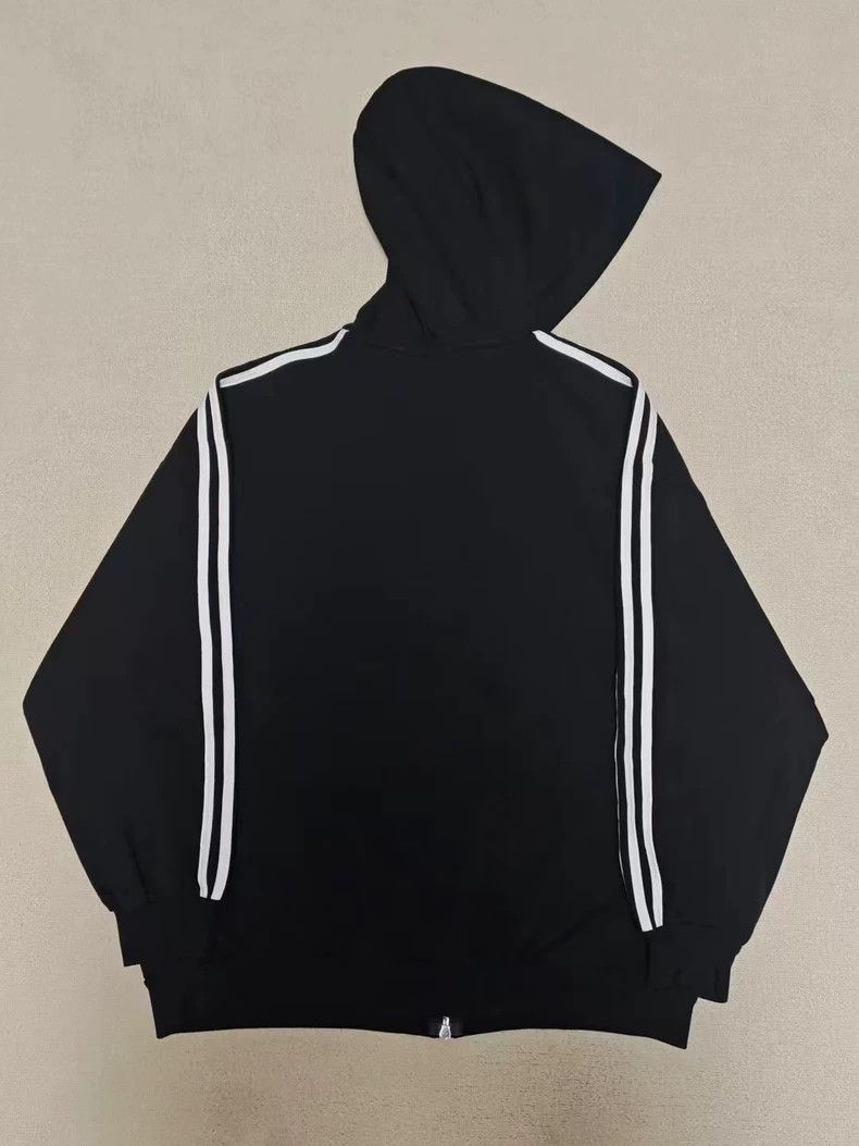 Balenciaga Balenciaga Black striped zip-up hoodie jacket 2503-Nextarro Size US XS / EU 42 / 0 - 2 Thumbnail