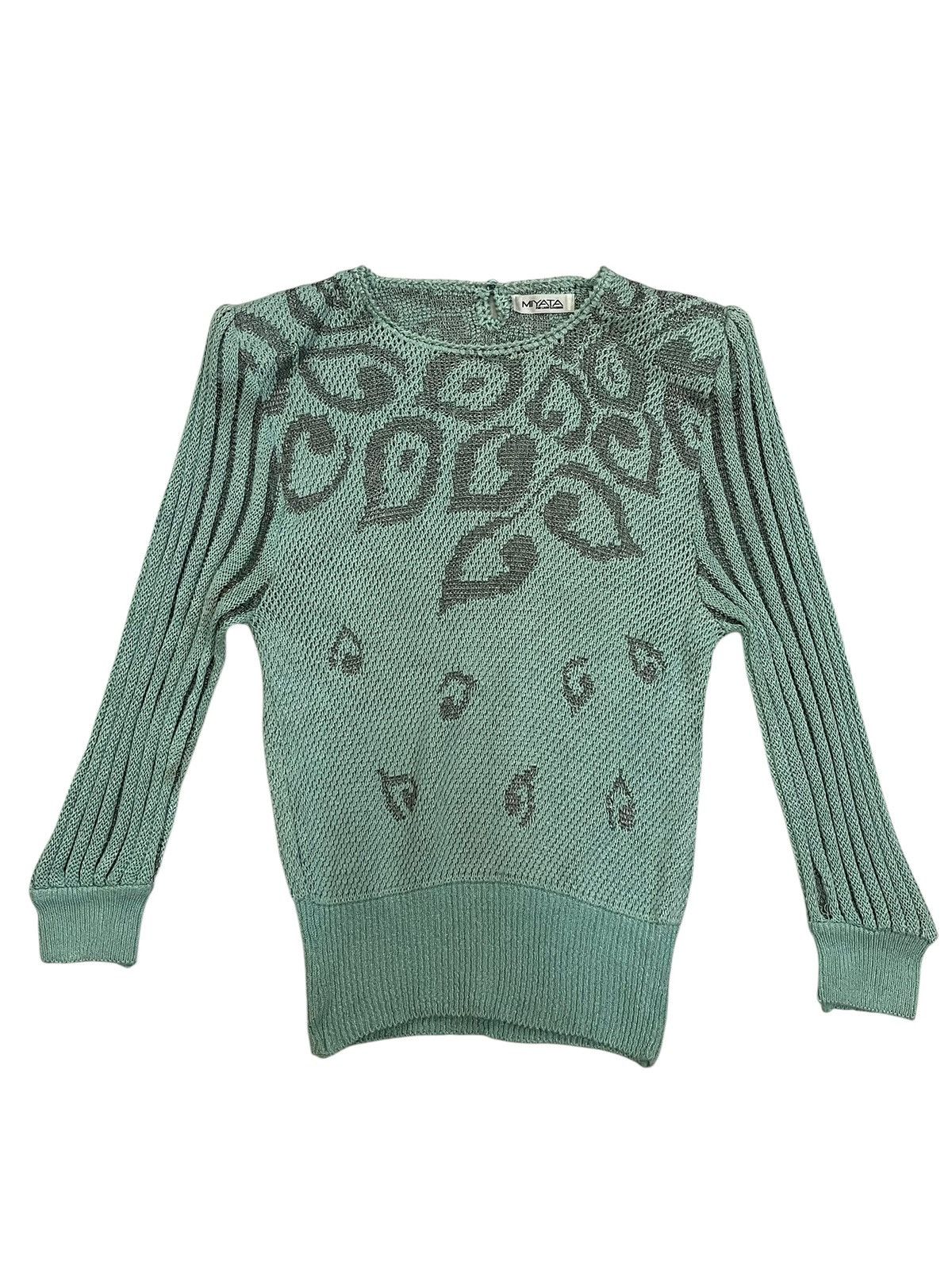 Japanese Brand Japanese Brand Miyata Wrap top Knitwear Size S / US 4 / IT 40 - 1 Thumbnail