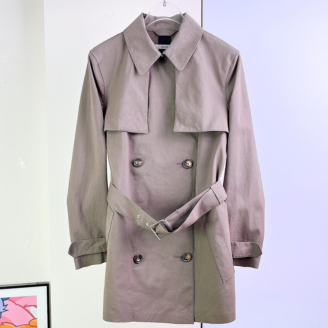 Celine Celine Double Breasted Cotton Trench Coat Size 36 Size XS / US 0-2 / IT 36-38 - 1 Thumbnail