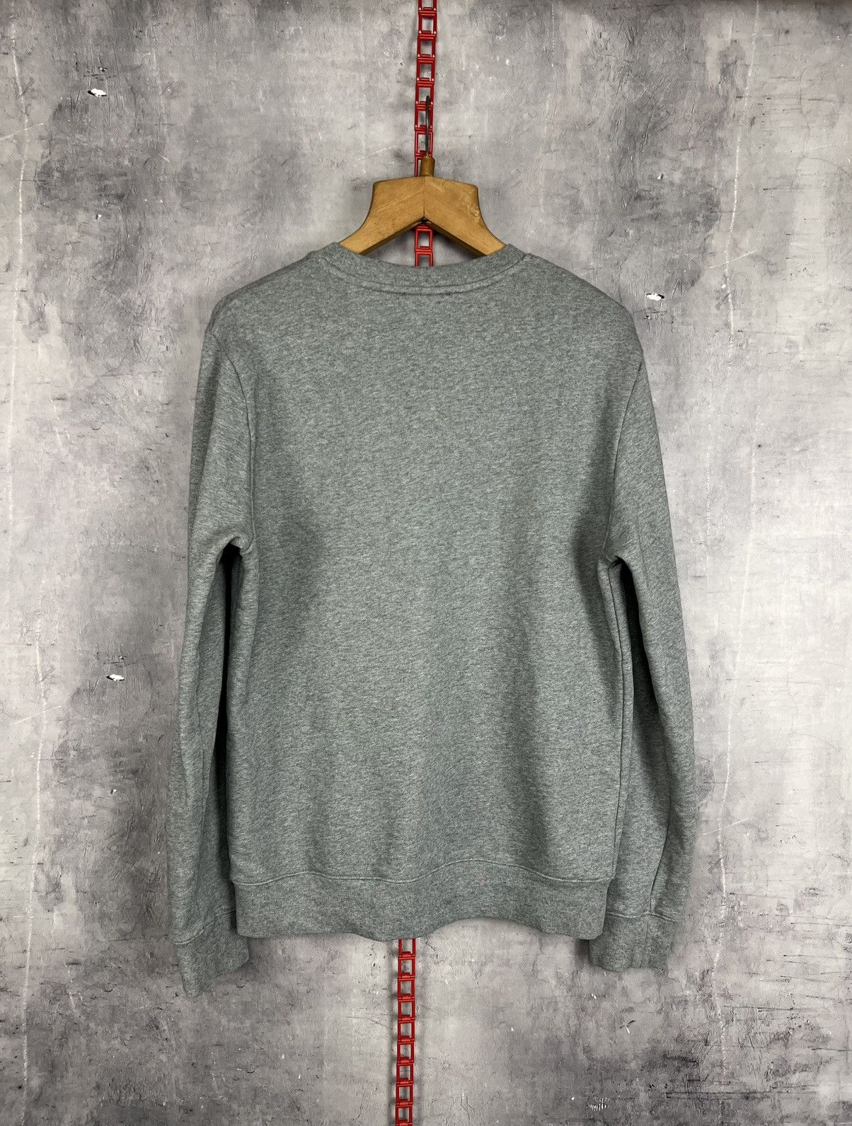 A.P.C. APC Grey Pullover Sweatshirt Embroidered Logo Size M Size US M / EU 48-50 / 2 - 10 Thumbnail