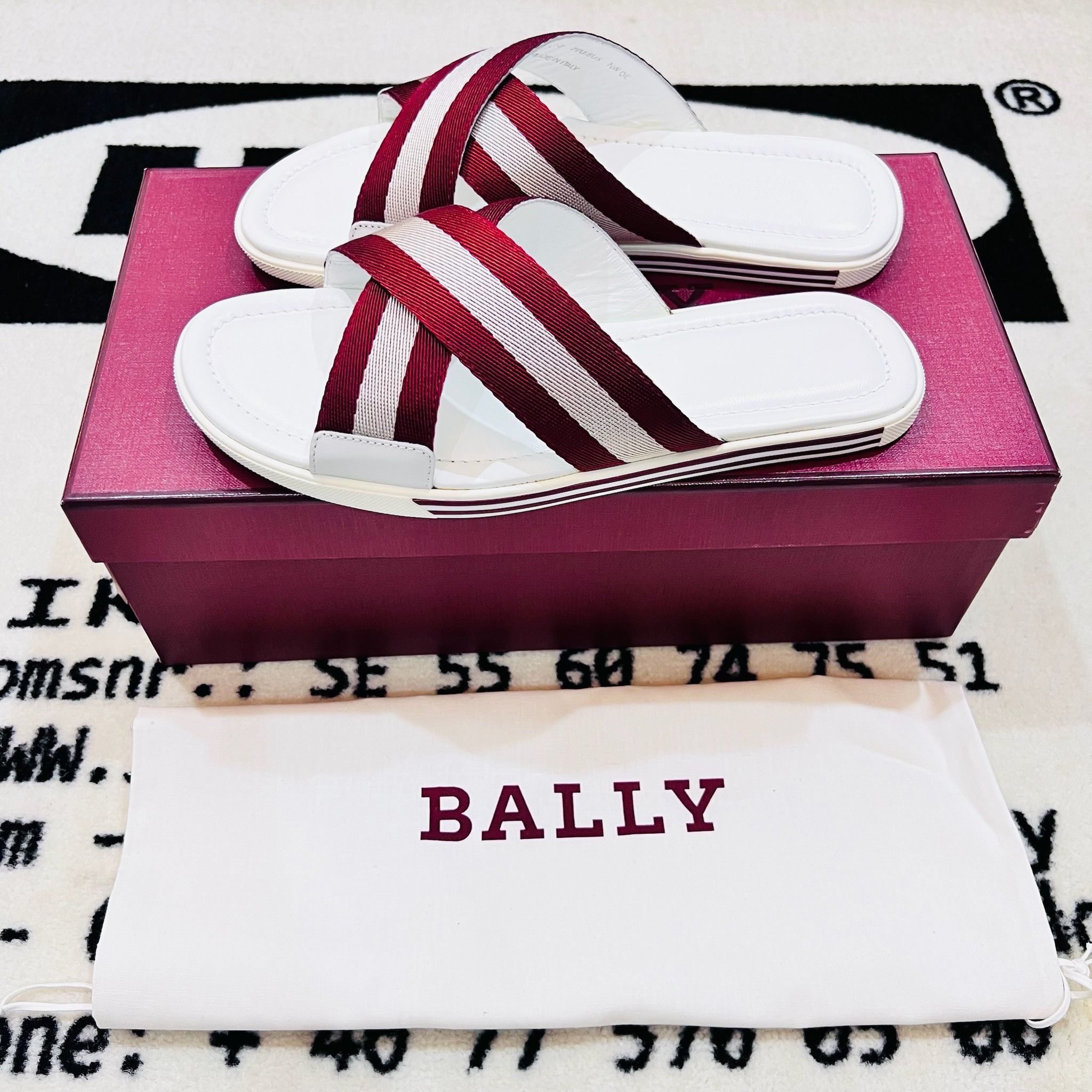 Bally Bally Switzerland Bonks Criss Cros Leather Sandal Size US 8 / EU 41 - 1 Thumbnail