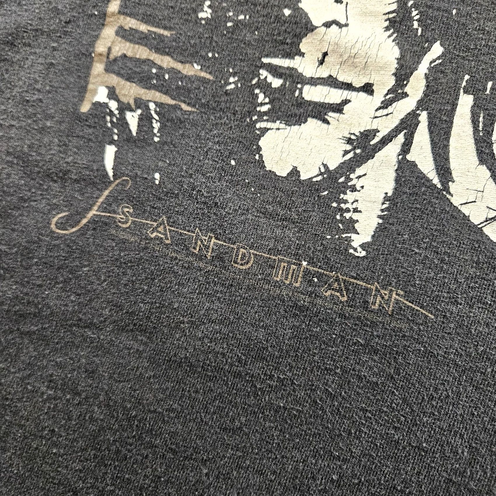 Vintage Sandman Shirt Mens XL Black Graphic Neil Gaiman Comic Book Tee Y2K Size US XL / EU 56 / 4 - 5 Thumbnail