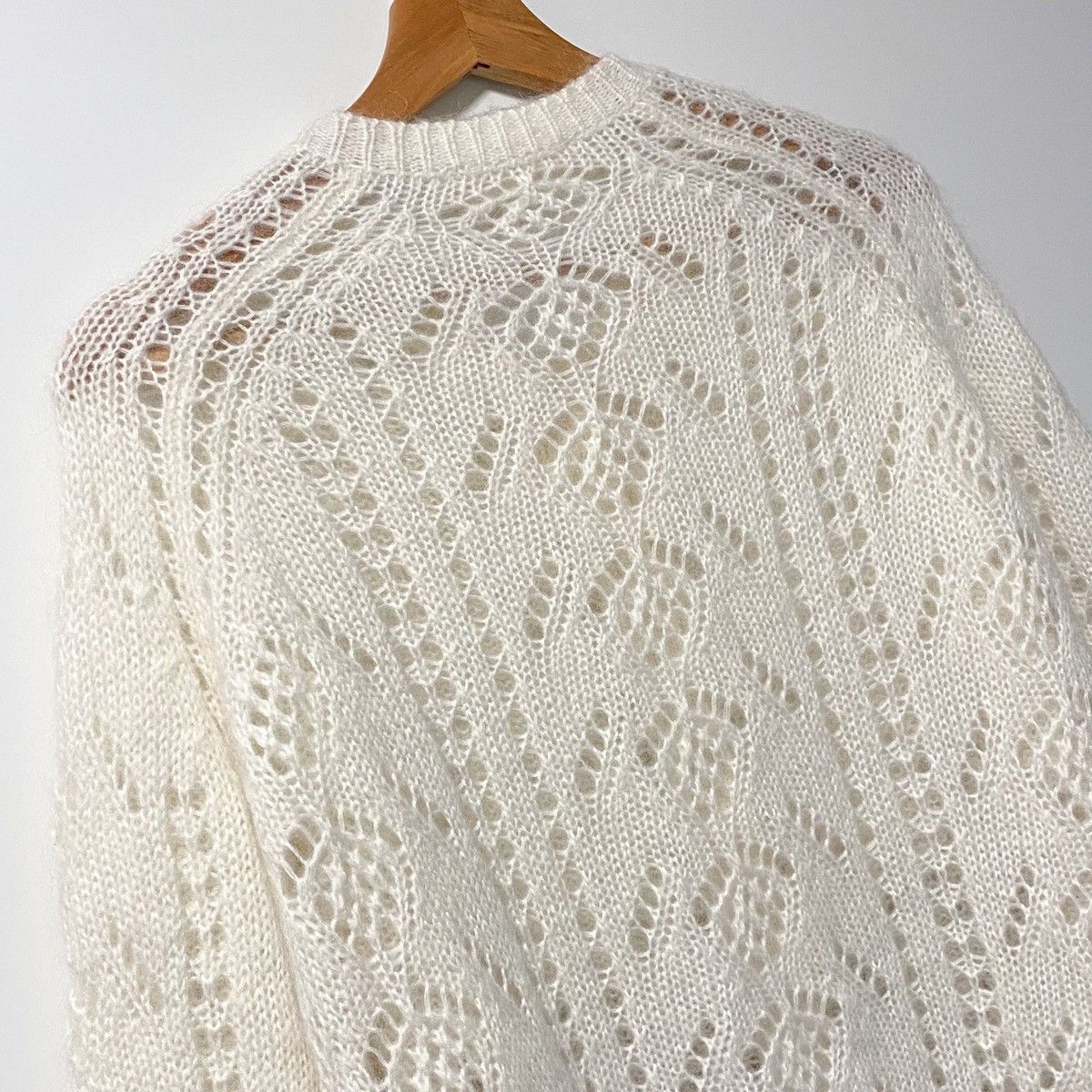 Sezane La Maille Sezane Paris Wool and Kid Mohair Cardigan Size S / US 4 / IT 40 - 8 Thumbnail