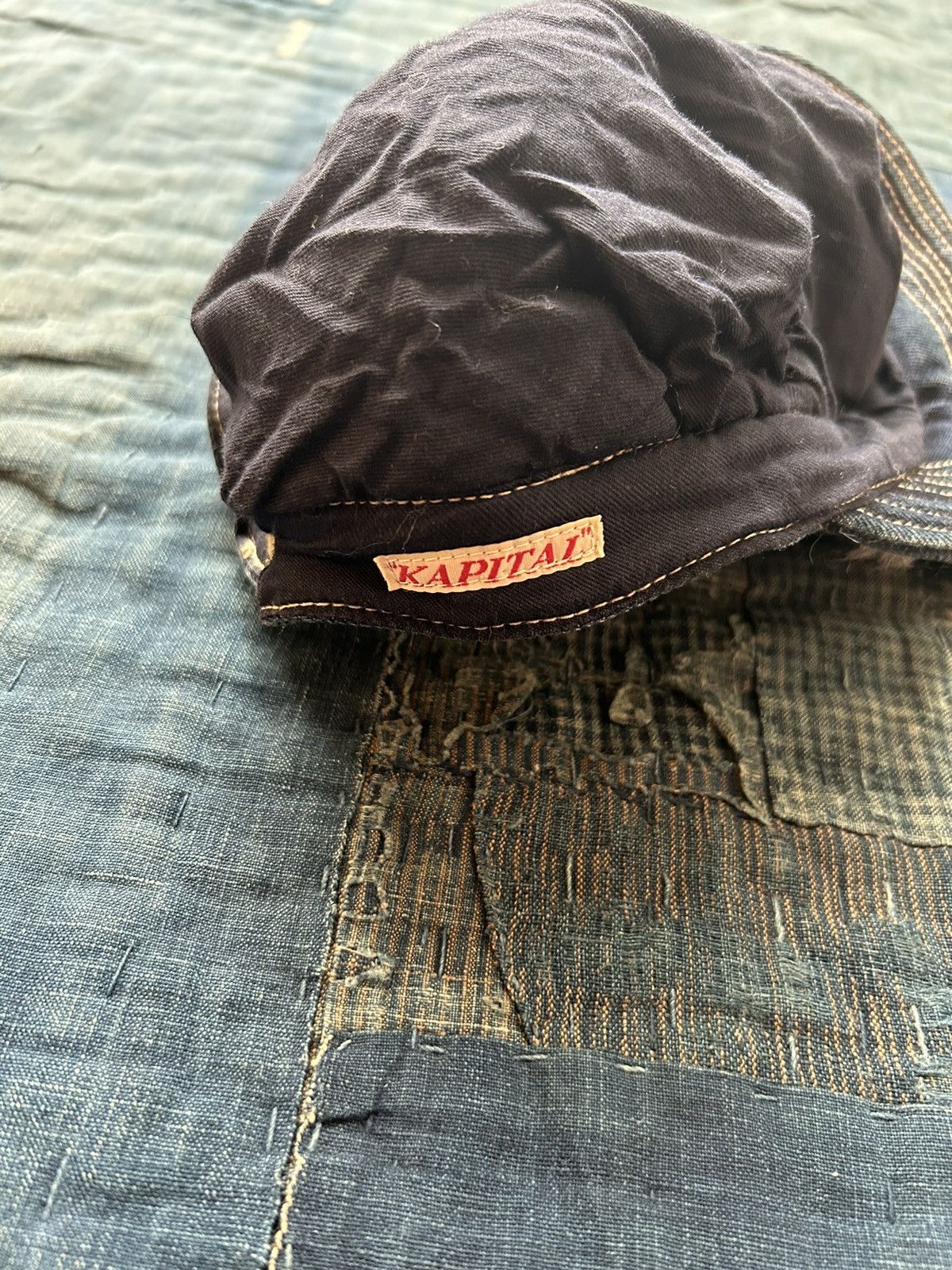 Kapital × Kapital Kountry kapital fur denim cap Size ONE SIZE - 7 Thumbnail