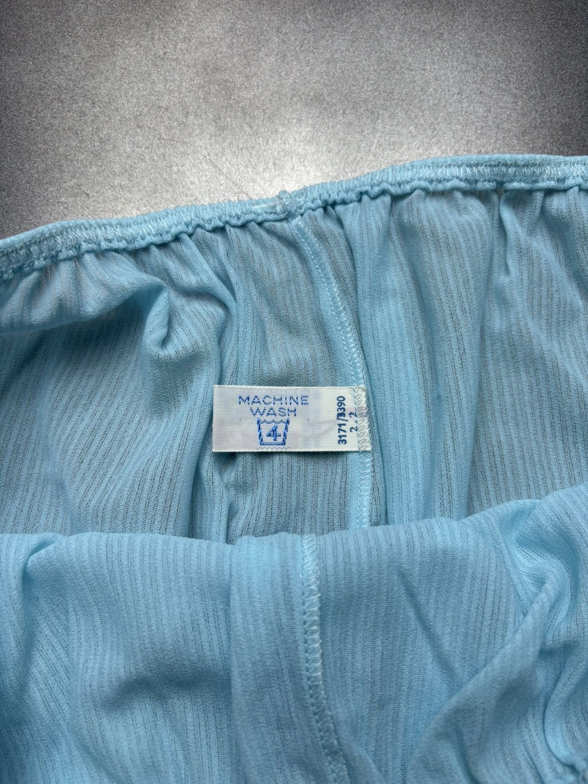 Marks & Spencer × Vintage 1960s Chiffon Boxers 70s Vintage Sheer Shorts Lace Panties Size ONE SIZE - 4 Thumbnail