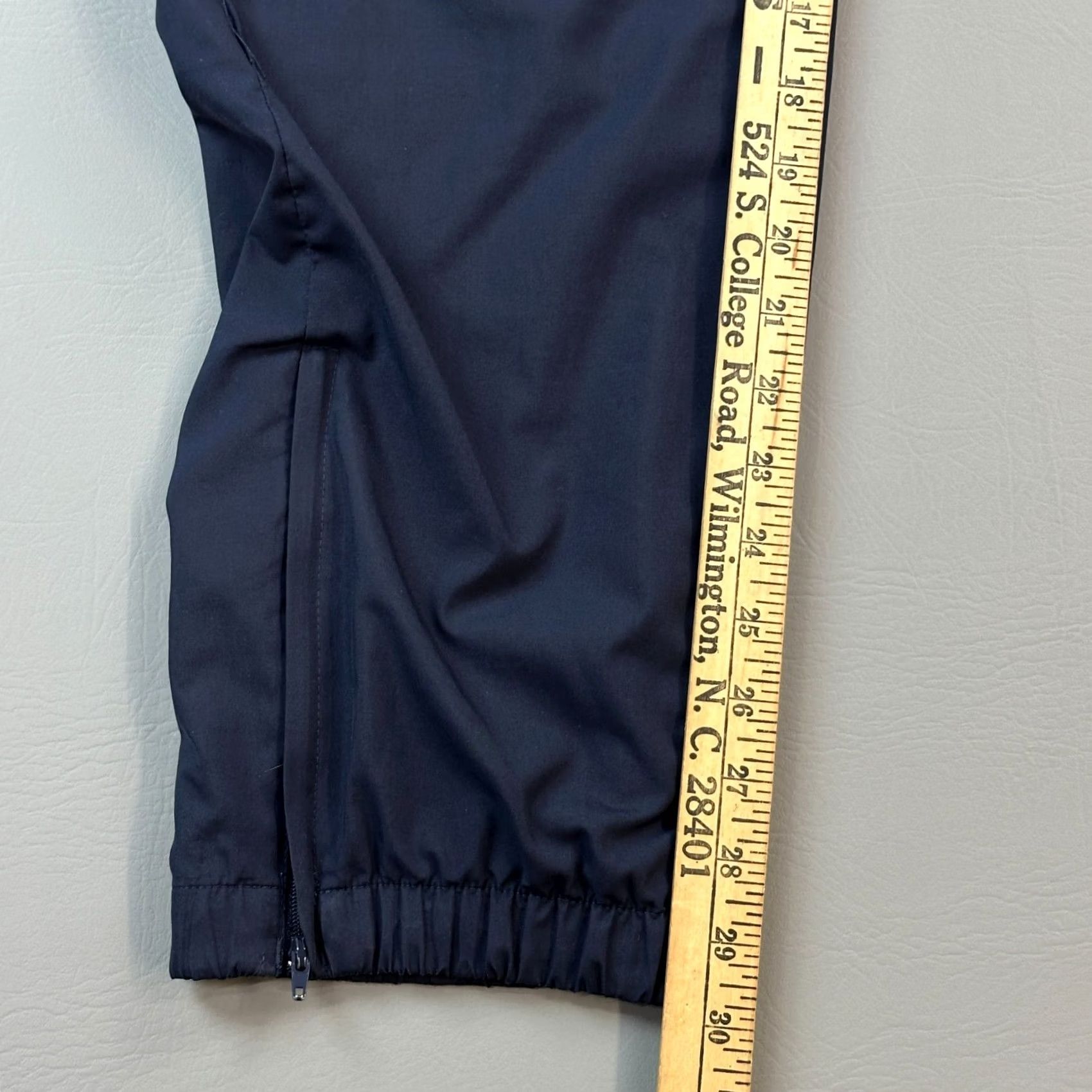 Champion VINTAGE Champion Pants Mens Small Blue Fleece Lined Ankle Zip Windbreaker Y2K Size US 29 - 5 Thumbnail