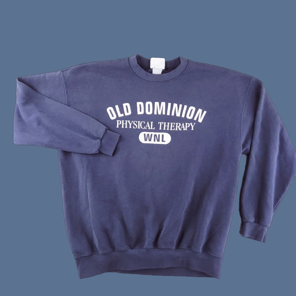 Lee VINTAGE Lee Sweatshirt Mens XL Blue Heavyweight Crewneck ODU Old Dominion Size US XL / EU 56 / 4 - 1 Thumbnail