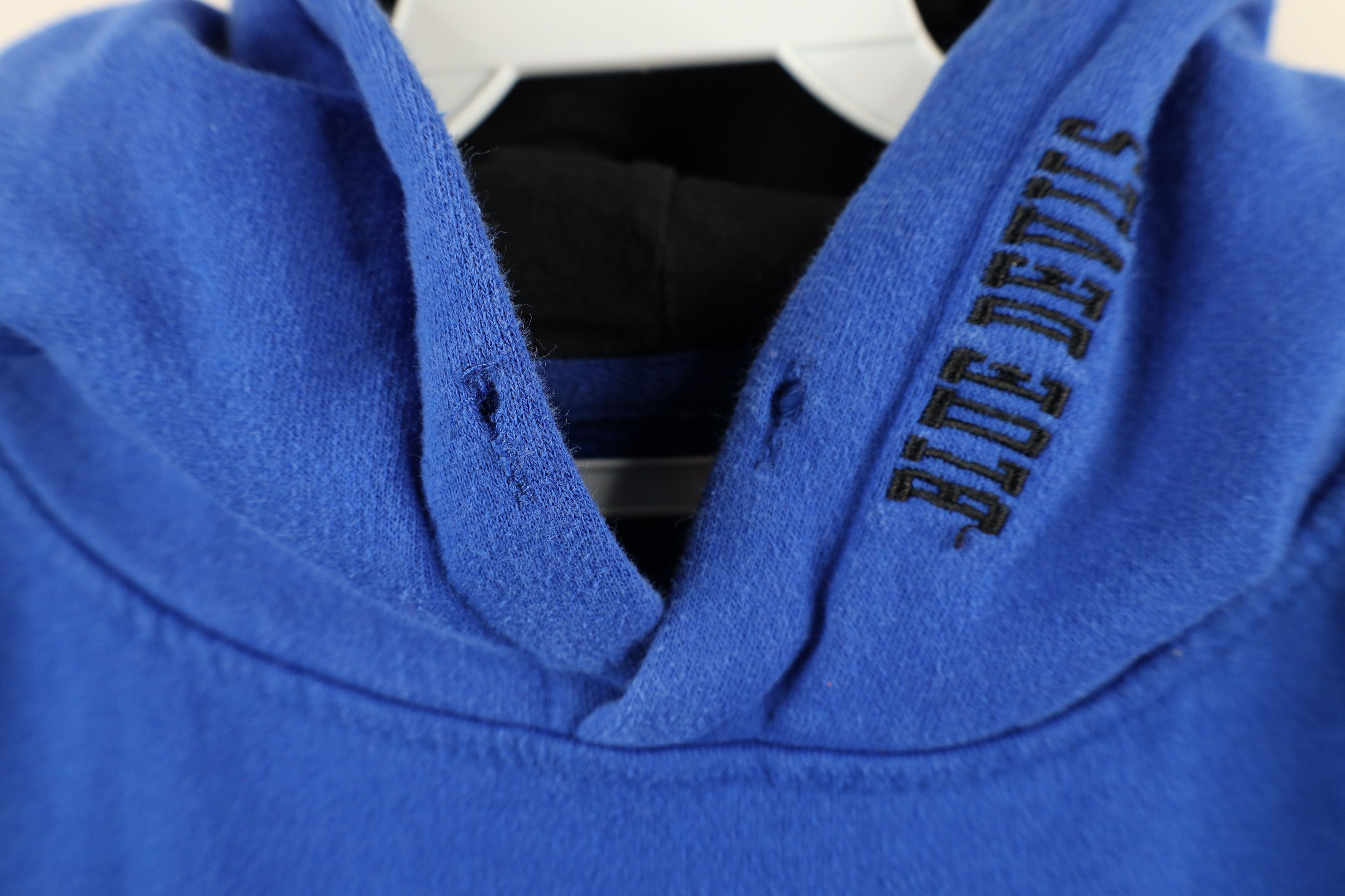 Vintage Vintage Spell Out Duke University Hoodie Sweatshirt Blue Size US XXL / EU 58 / 5 - 6 Thumbnail