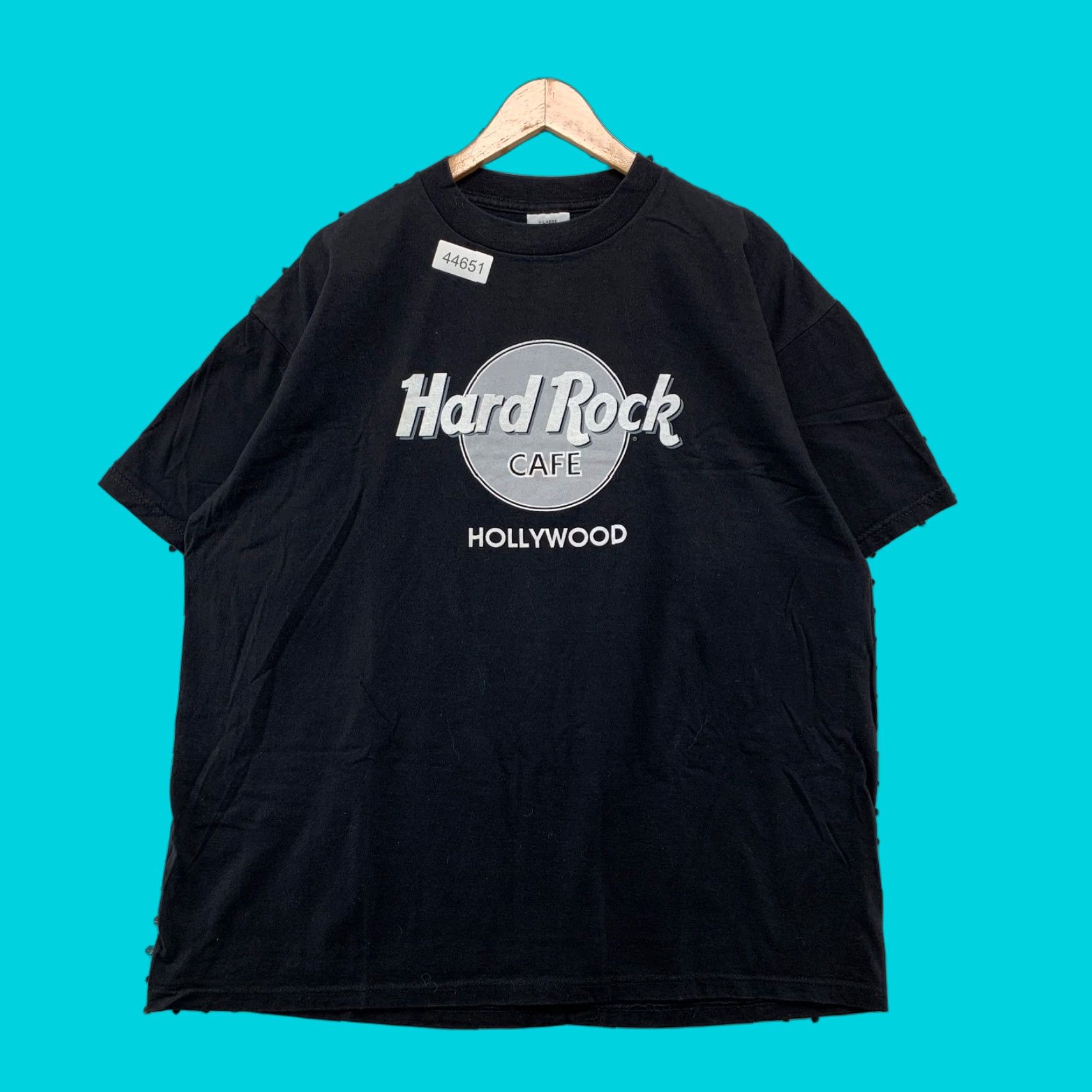 Hard Rock Cafe VINTAGE Hard Rock Cafe Shirt Mens XL Black Hollywood LA California Made USA Size US XL / EU 56 / 4 - 1 Thumbnail