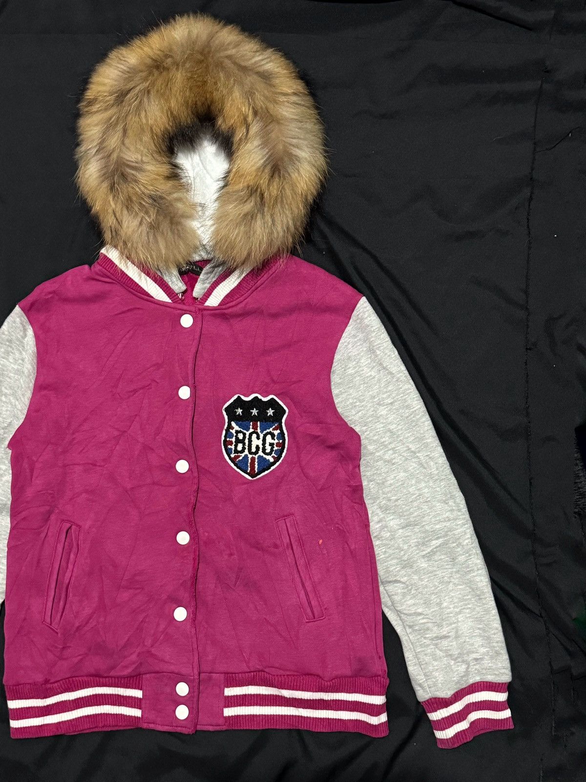 Hysteric Glamour × If Six Was Nine × Japanese Brand 2000s Blue Cross Fur Hoodie Y2k Style Size US S / EU 44-46 / 1 - 3 Thumbnail