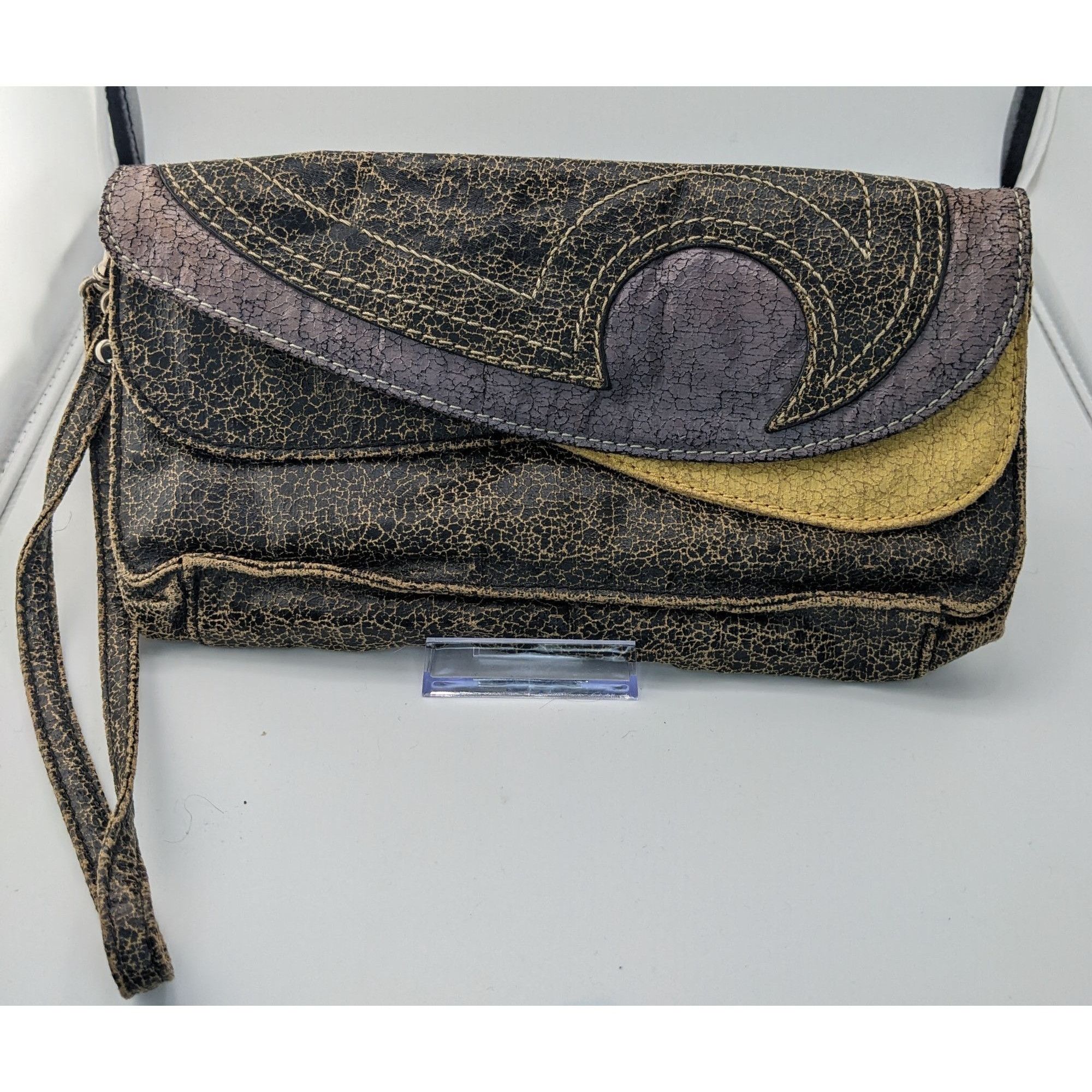Other Vintage Jazzd Whimsygoth Witchy Moon Pattern Wristlet Clutch Size ONE SIZE - 6 Thumbnail