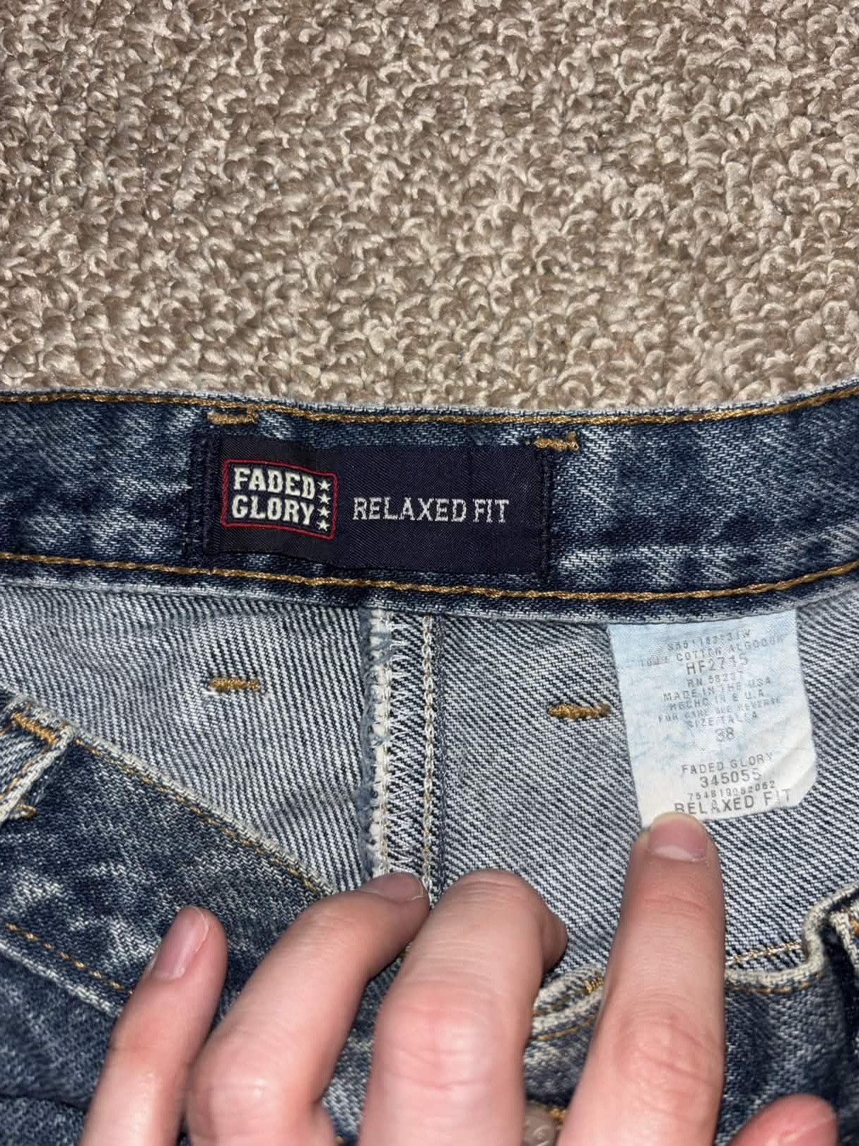 Faded Glory Y2K Faded Glory Baggy Jorts Size US 38 / EU 54 - 3 Thumbnail