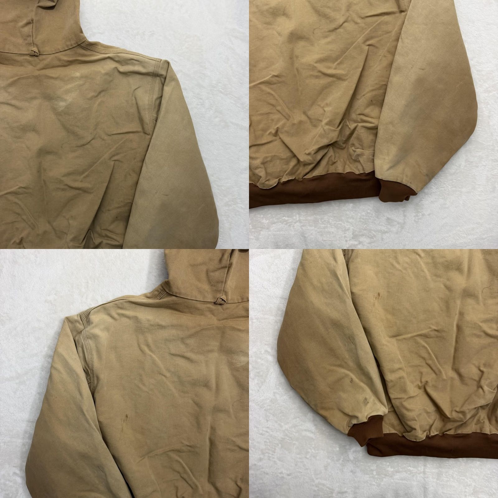 Carhartt Carhartt Jacket Mens 4XL Brown Canvas Hooded Lined Workwear Bomber Full Zip Size US S / EU 44-46 / 1 - 9 Thumbnail