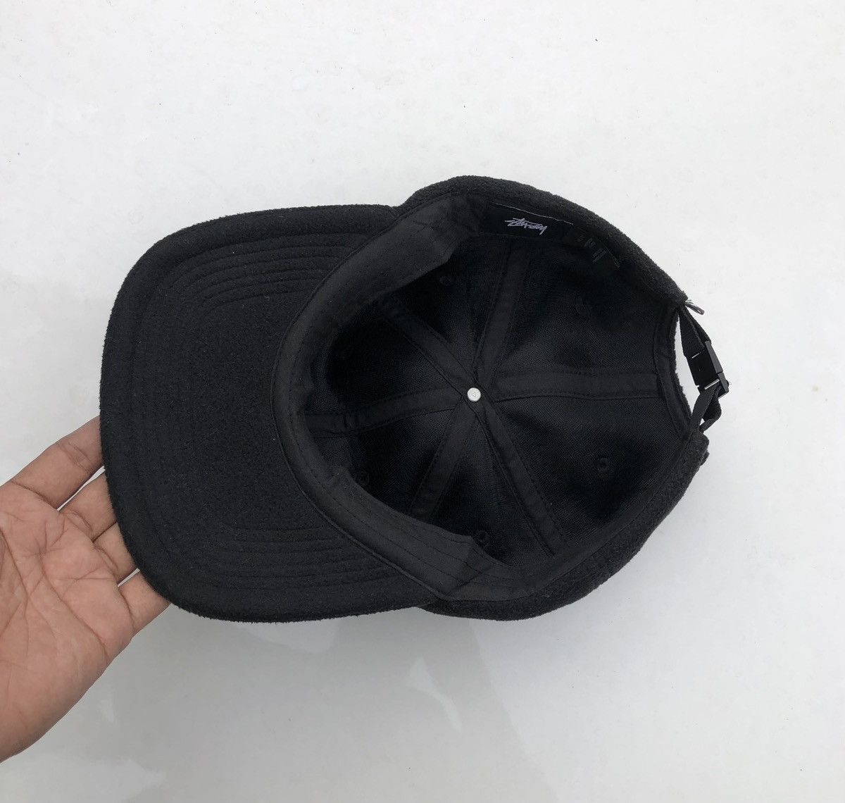 Stussy Stussy Polar Fleece Cap Hat Black Size ONE SIZE - 5 Thumbnail