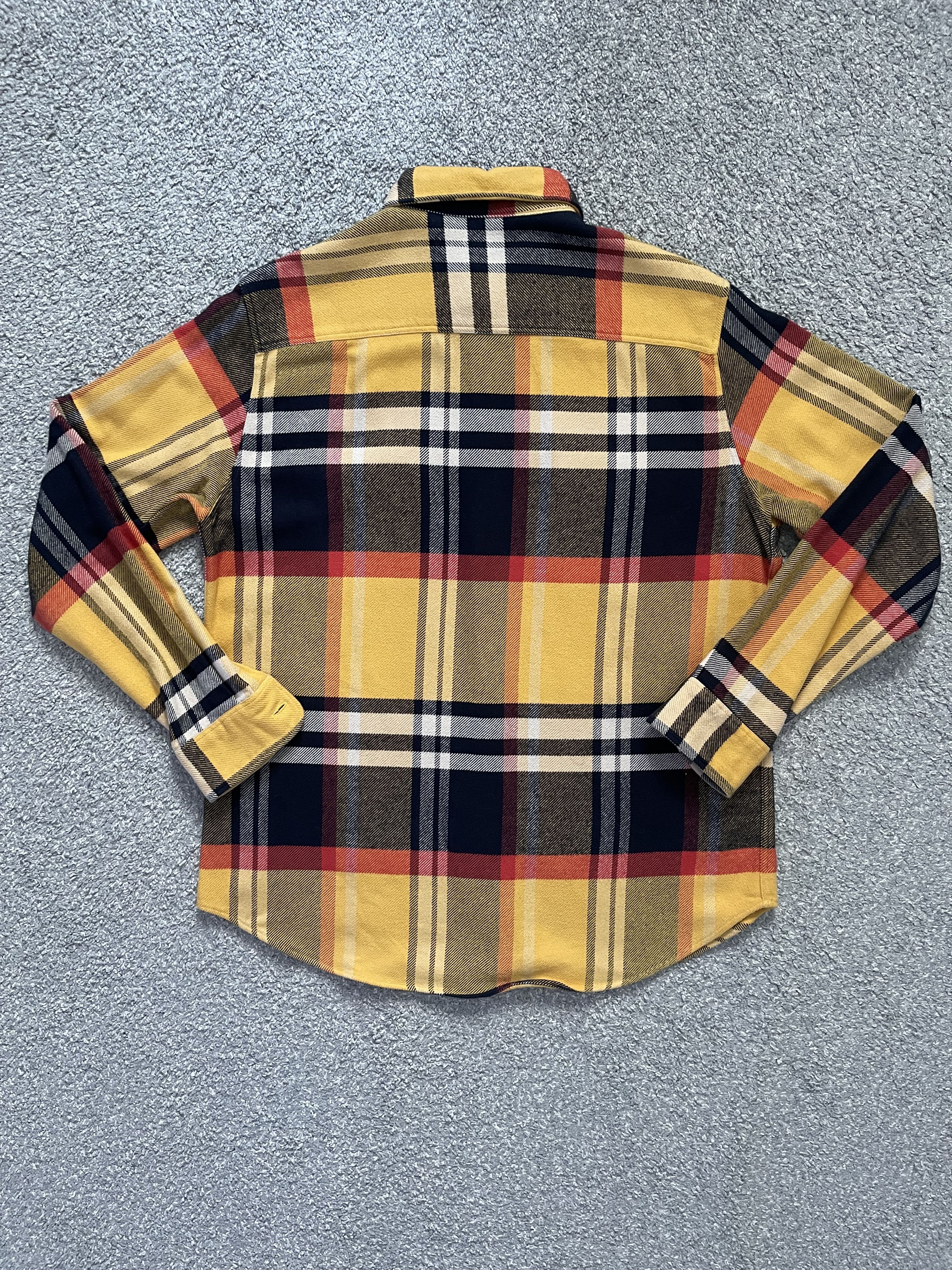 Noah Noah Flannel Shirt - Yellow Plaid (L) Size US L / EU 52-54 / 3 - 2 Thumbnail