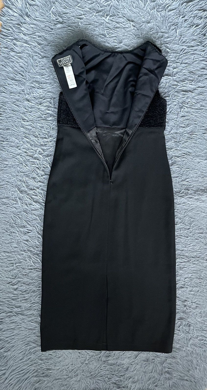 Versace Gianni Versace 90s archive Boucle wool dress Size S / US 4 / IT 40 - 2 Thumbnail