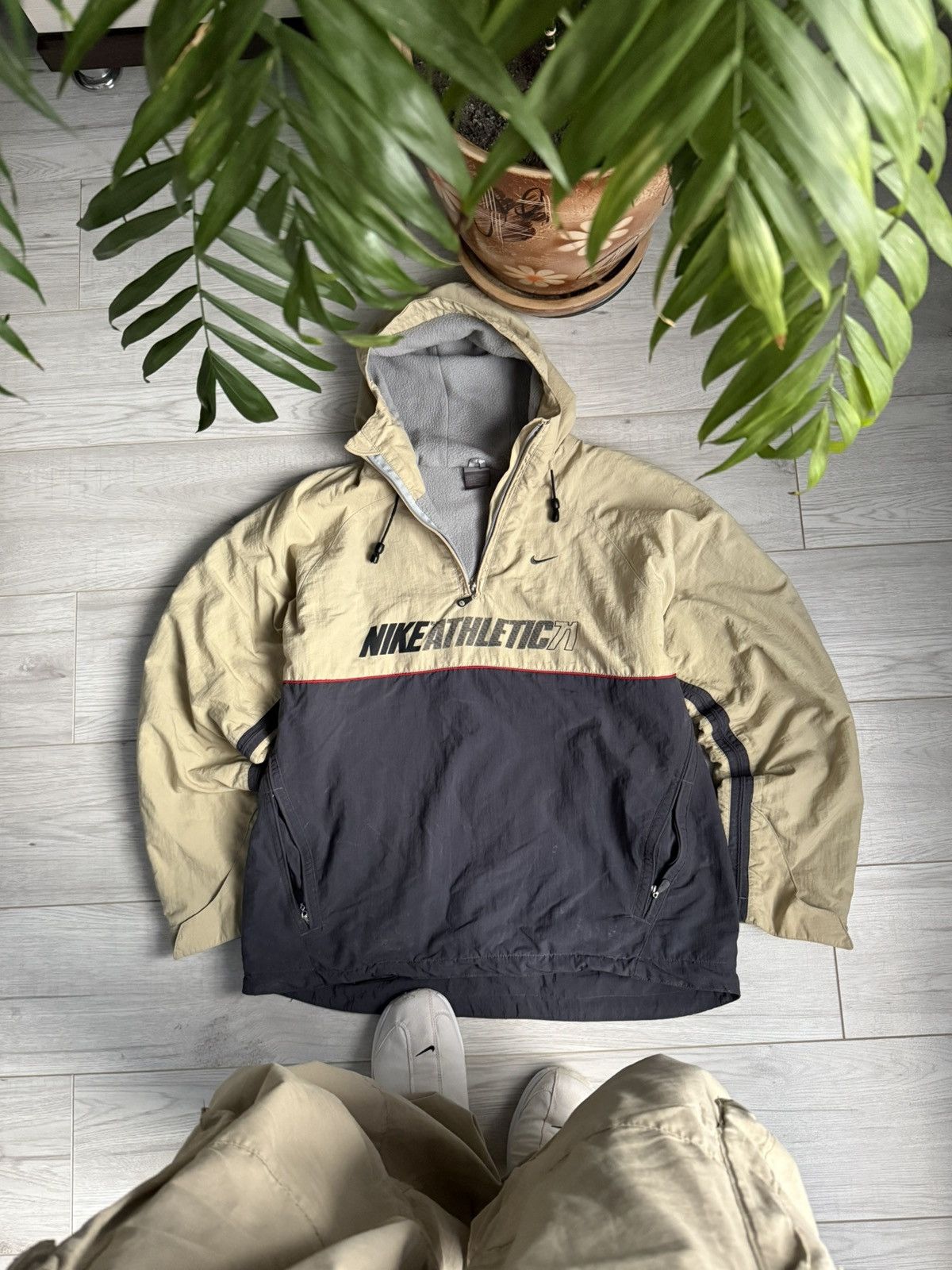 Nike × Vintage Vintage Nike anorak jacket 90’s logo Size US M / EU 48-50 / 2 - 1 Thumbnail