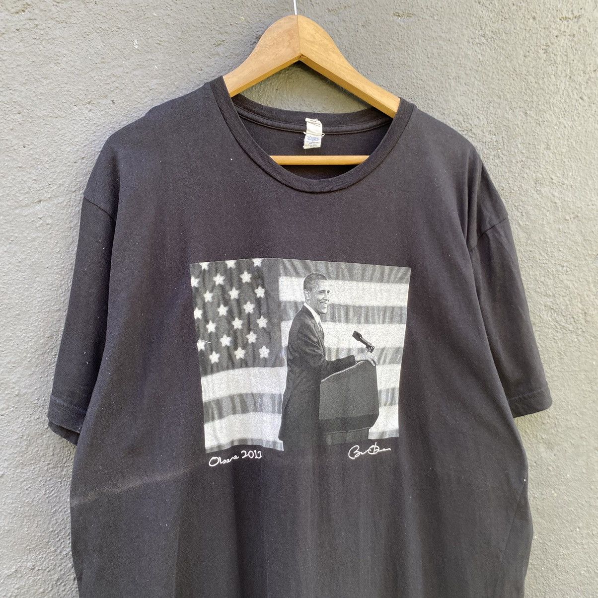 President's Faded Barack Obama President ERD GRUNGE GRAIL TEE Size US XL / EU 56 / 4 - 2 Thumbnail