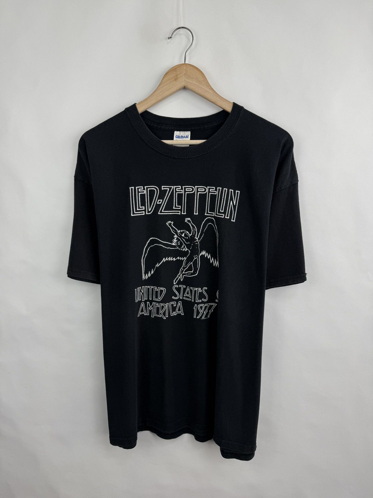 Led Zeppelin 🇬🇧 Vintage 2000 Led Zeppelin United States of America 1977 Te Size US XL / EU 56 / 4 - 3 Thumbnail
