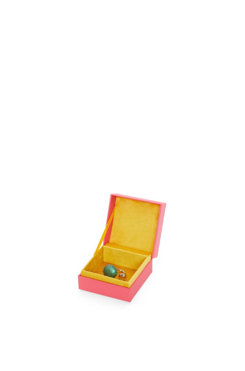 Loewe o1in1g0526 Size: OS / Anagram Ring Sterling Silver Crystals Size ONE SIZE - 5 Thumbnail