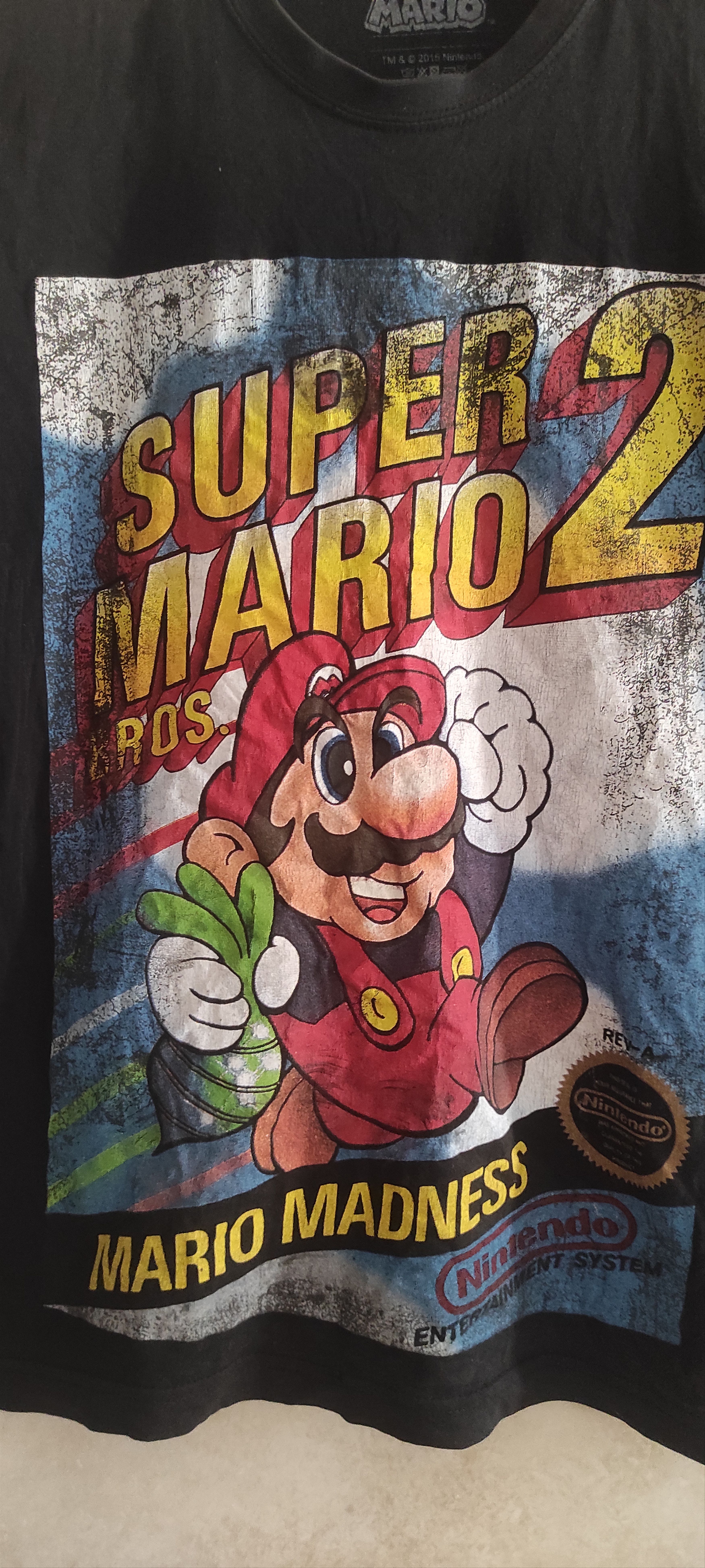 Nintendo Super Mario Bros Gaming Funny Video Game T-shirt 2015 Size XS / US 0-2 / IT 36-38 - 4 Thumbnail