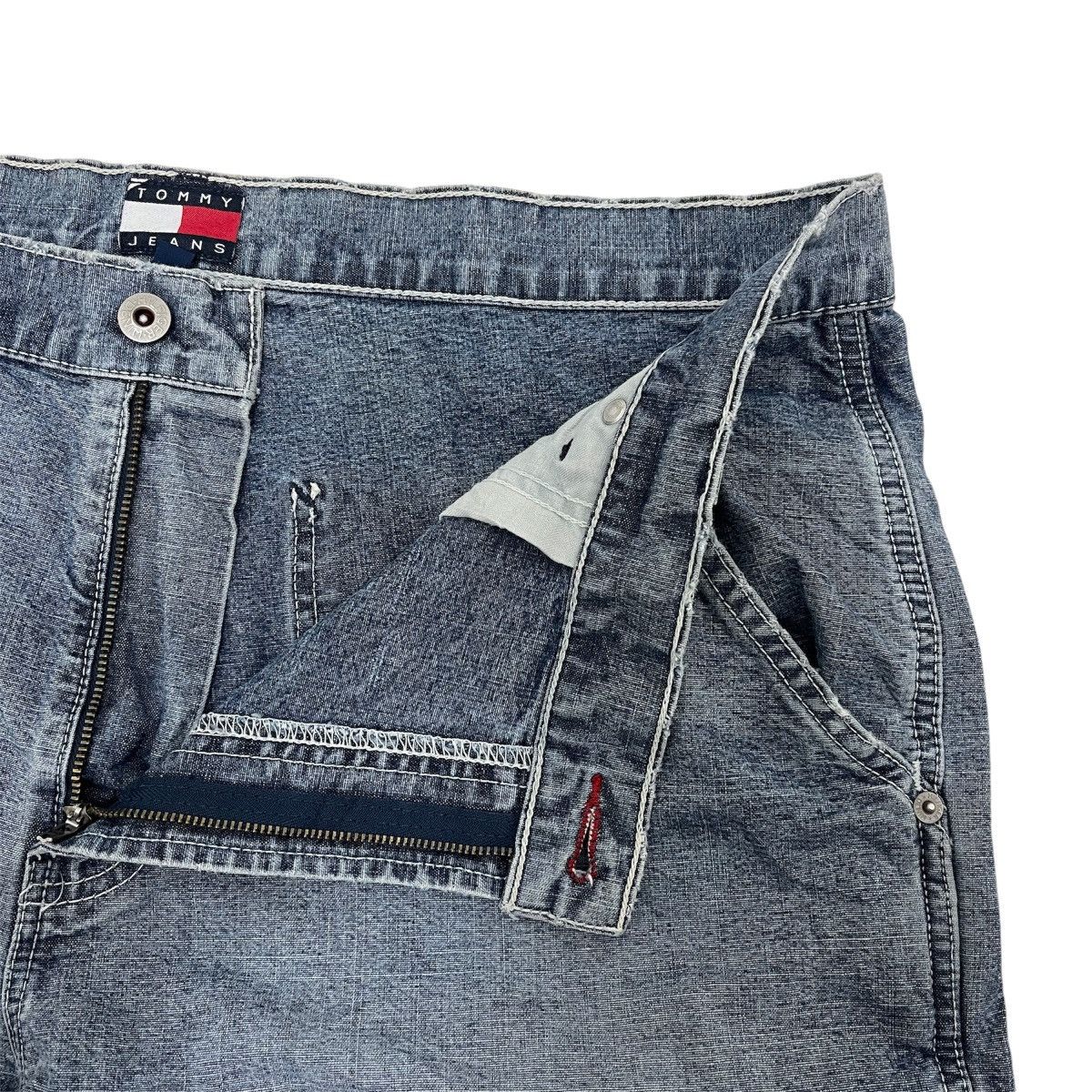 Tommy Hilfiger Carpenter Baggy Jeans Tommy Hilfiger Blue Washed Denim Size US 36 / EU 52 - 7 Thumbnail