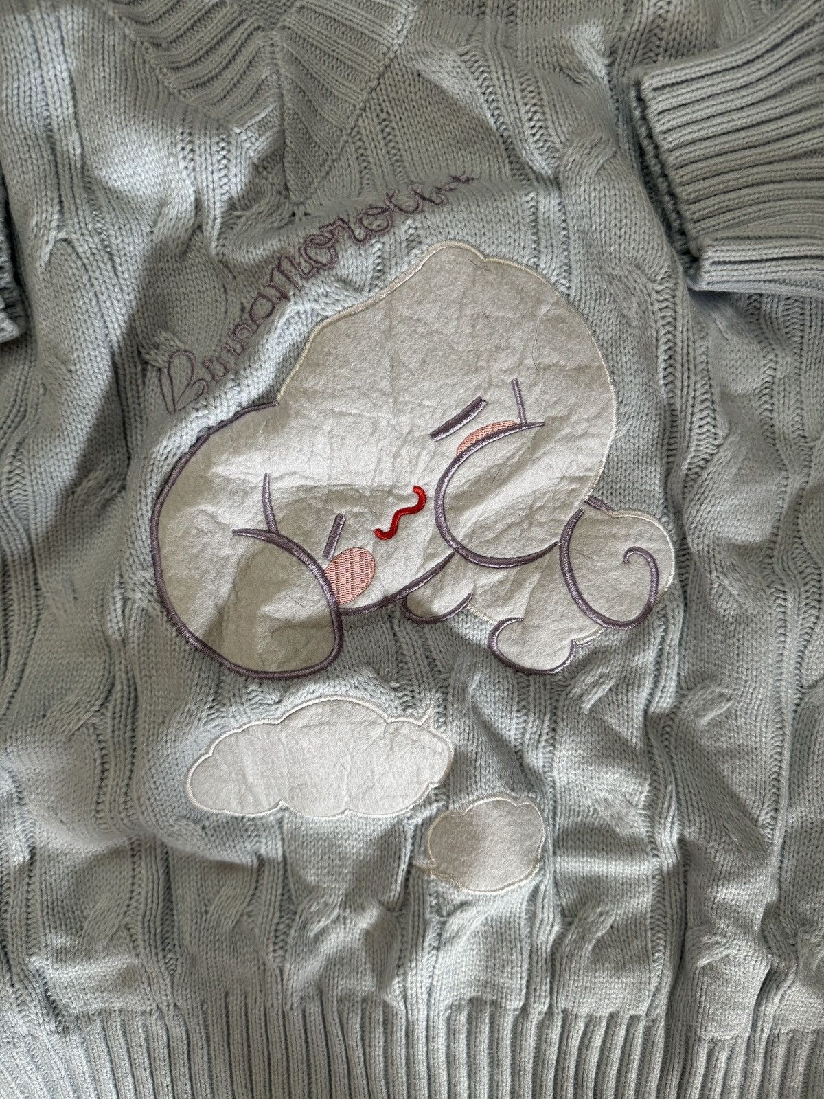 Japanese Brand × Vintage Sanrio cinnamonroll knit Size L / US 10 / IT 46 - 4 Thumbnail