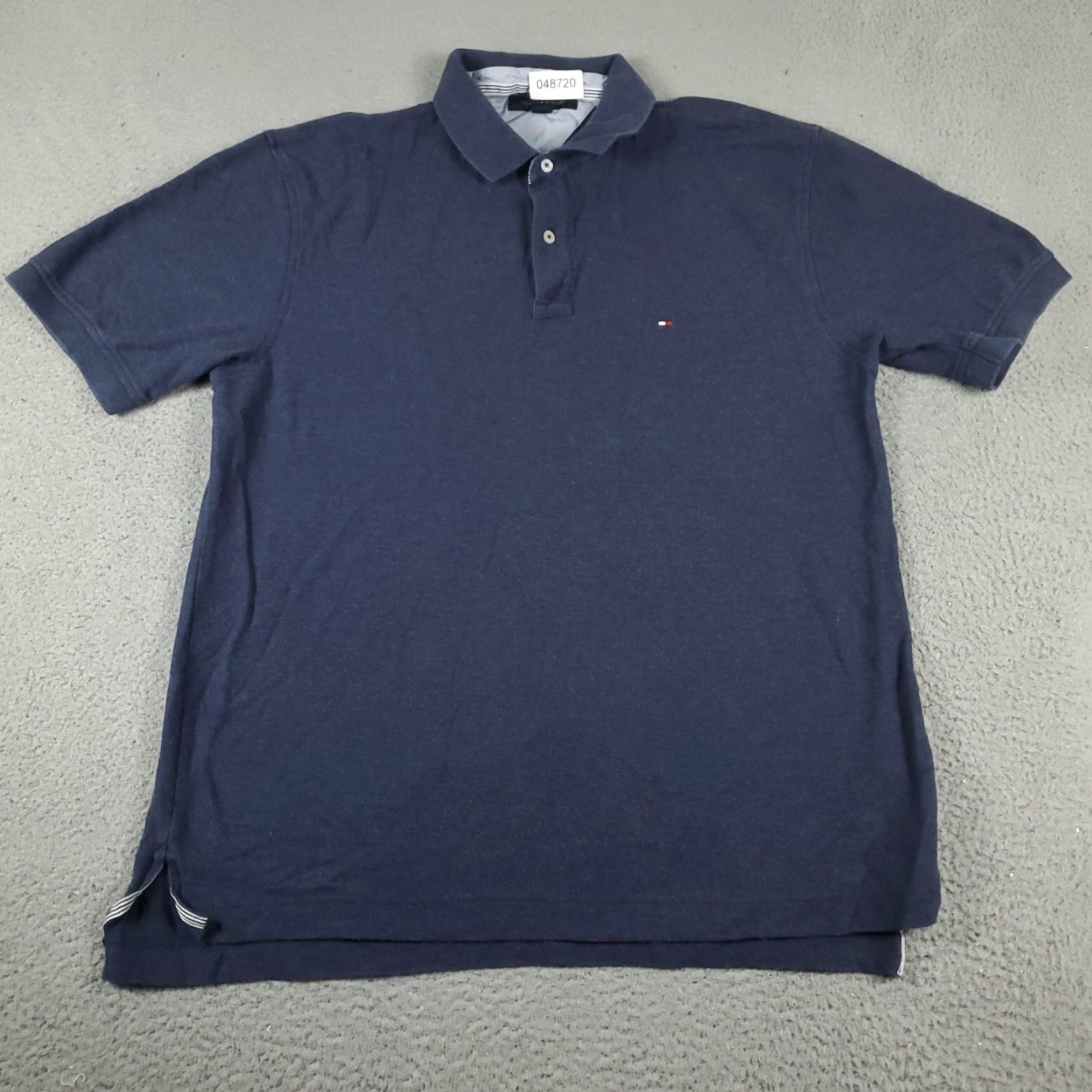 Tommy Hilfiger Tommy Hilfiger Polo Shirt Mens Large Blue Casual Short Sleeve Regular Fit 100% Cotton Preppy Size US L / EU 52-54 / 3 - 2 Thumbnail