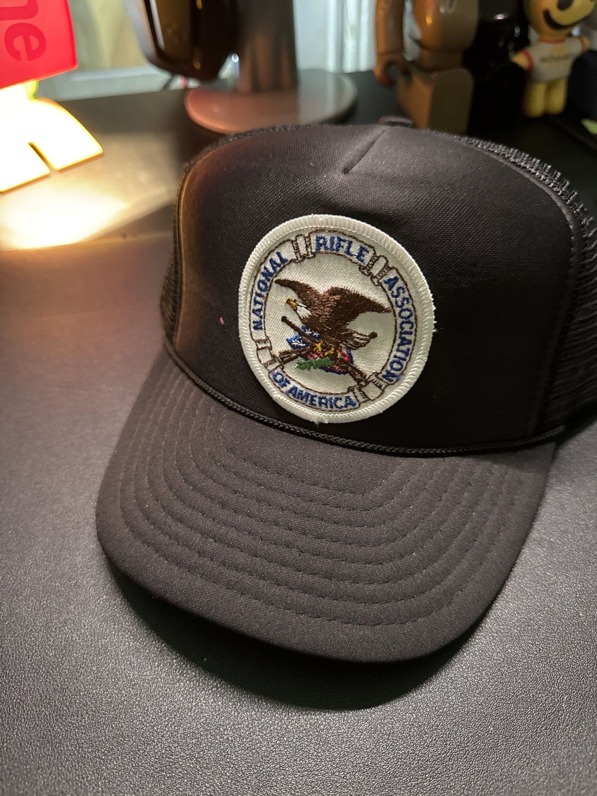Vintage NRA Trucker Hat Size ONE SIZE - 1 Thumbnail