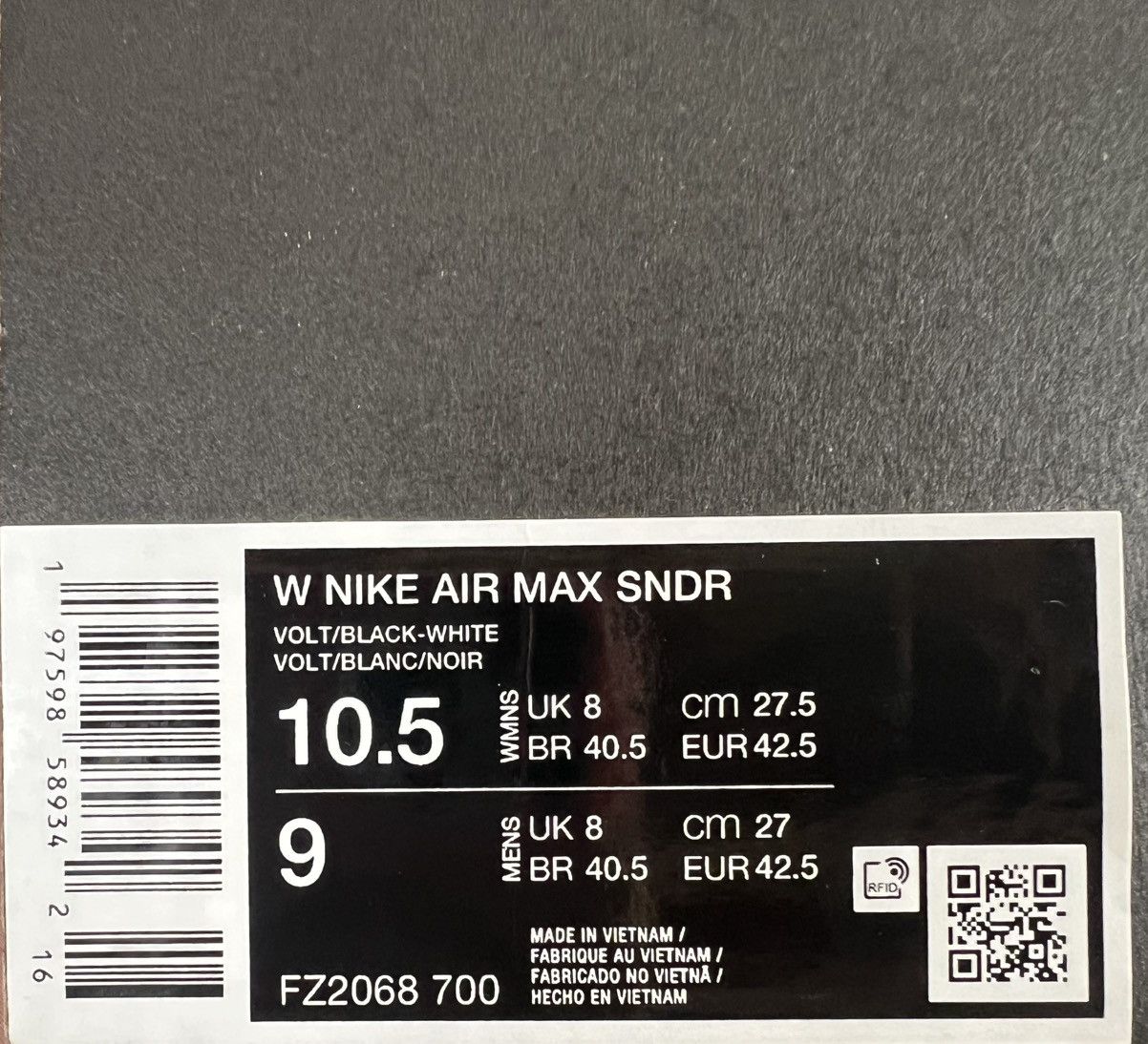 Nike Nike Air Max SNDR 40.5/M9/W10.5 Size US 9 / EU 42 - 7 Thumbnail
