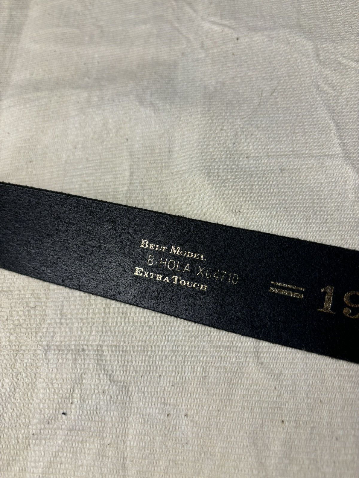 Diesel × Diesel Black Gold Diesel Black Leather Belt Size ONE SIZE - 8 Thumbnail