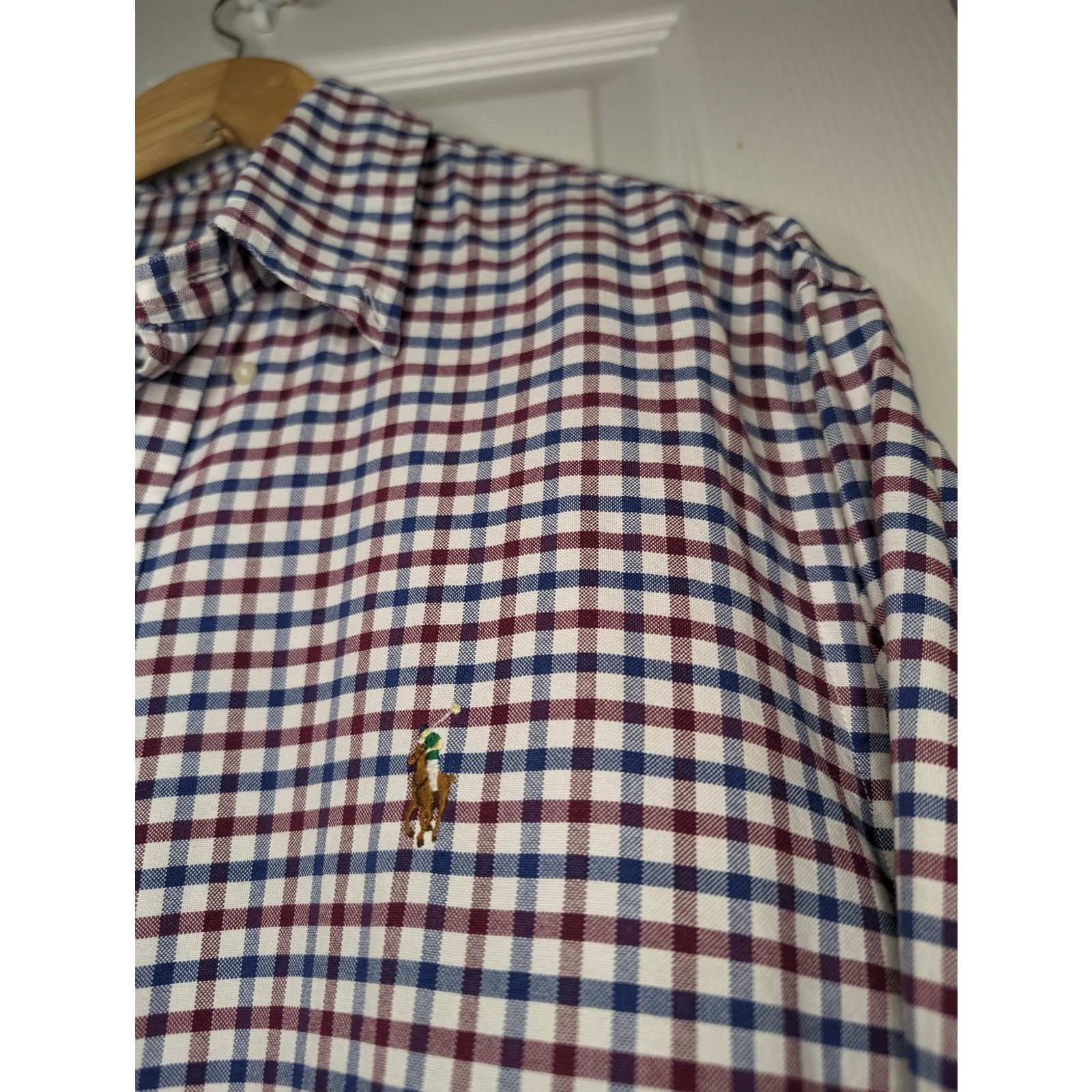 Ralph Lauren Ralph Lauren Oxford Shirt Plaid Button Down Shirt Polo Logo Size US XL / EU 56 / 4 - 3 Thumbnail