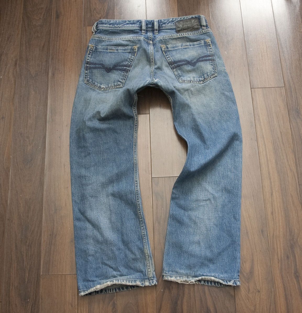 Diesel Diesel Zhav Jeans Size 31x28 Blue Size US 31 - 2 Thumbnail