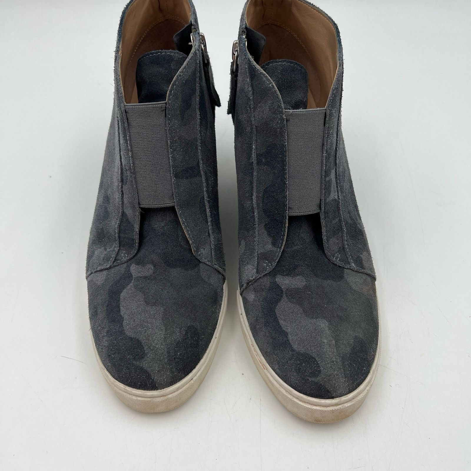 Other Linea Paolo Felicia Wedge Sneaker Gray Camo Size US 9 / IT 39 - 2 Thumbnail