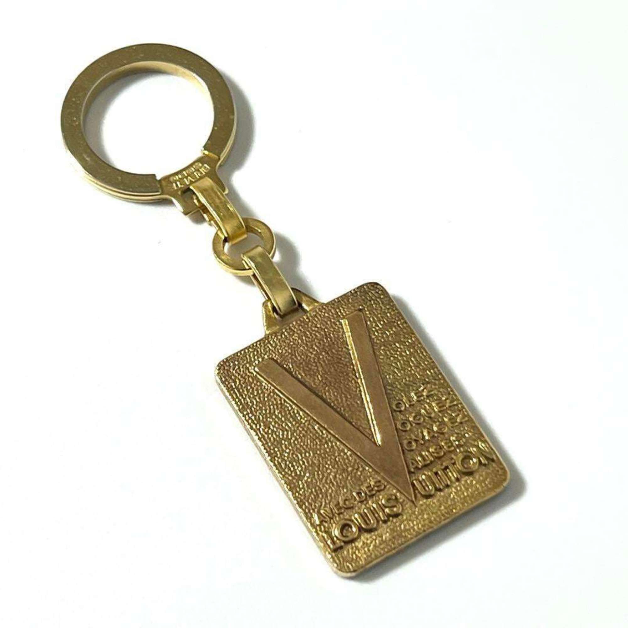 Louis Vuitton Louis Vuitton Men's Key Holder Ring Gold Color Size ONE SIZE - 1 Thumbnail