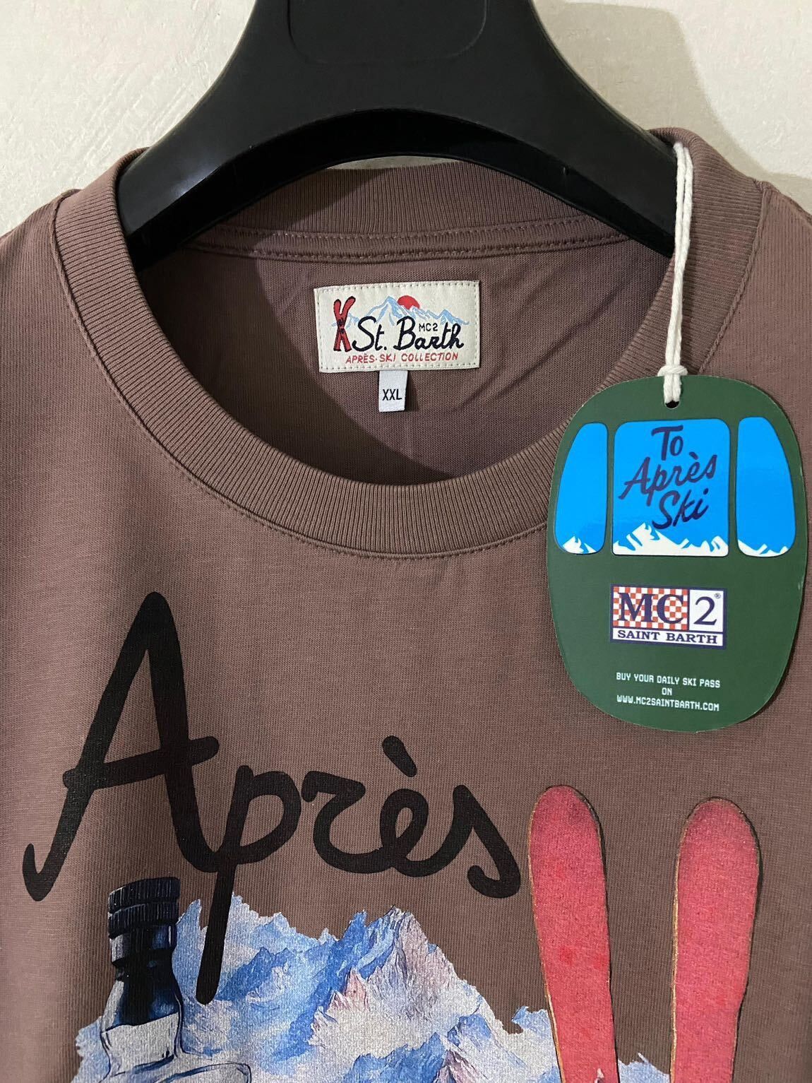 MC2 Saint Barth MC2 Saint Barth "Après WhiSki" Graphic T-Shirt Size US XXL / EU 58 / 5 - 3 Thumbnail