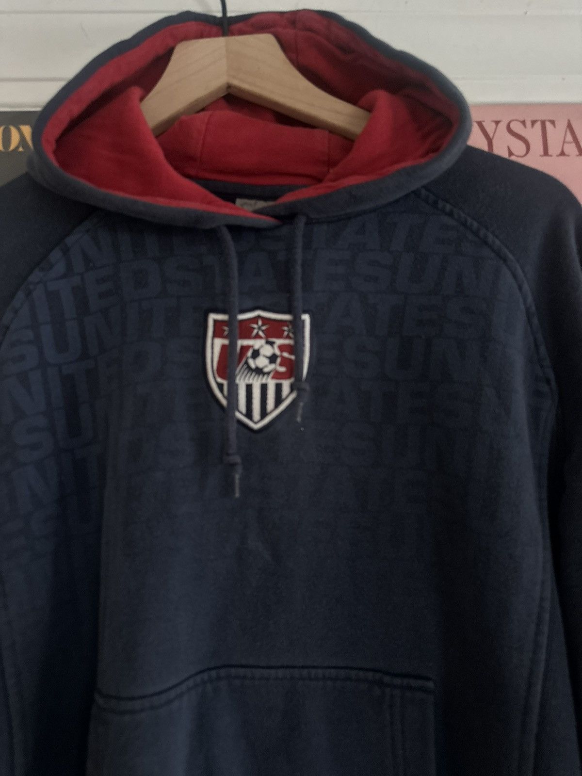 Nike 00s Nike USA Soccer navy blue hoodie Size US S / EU 44-46 / 1 - 2 Thumbnail