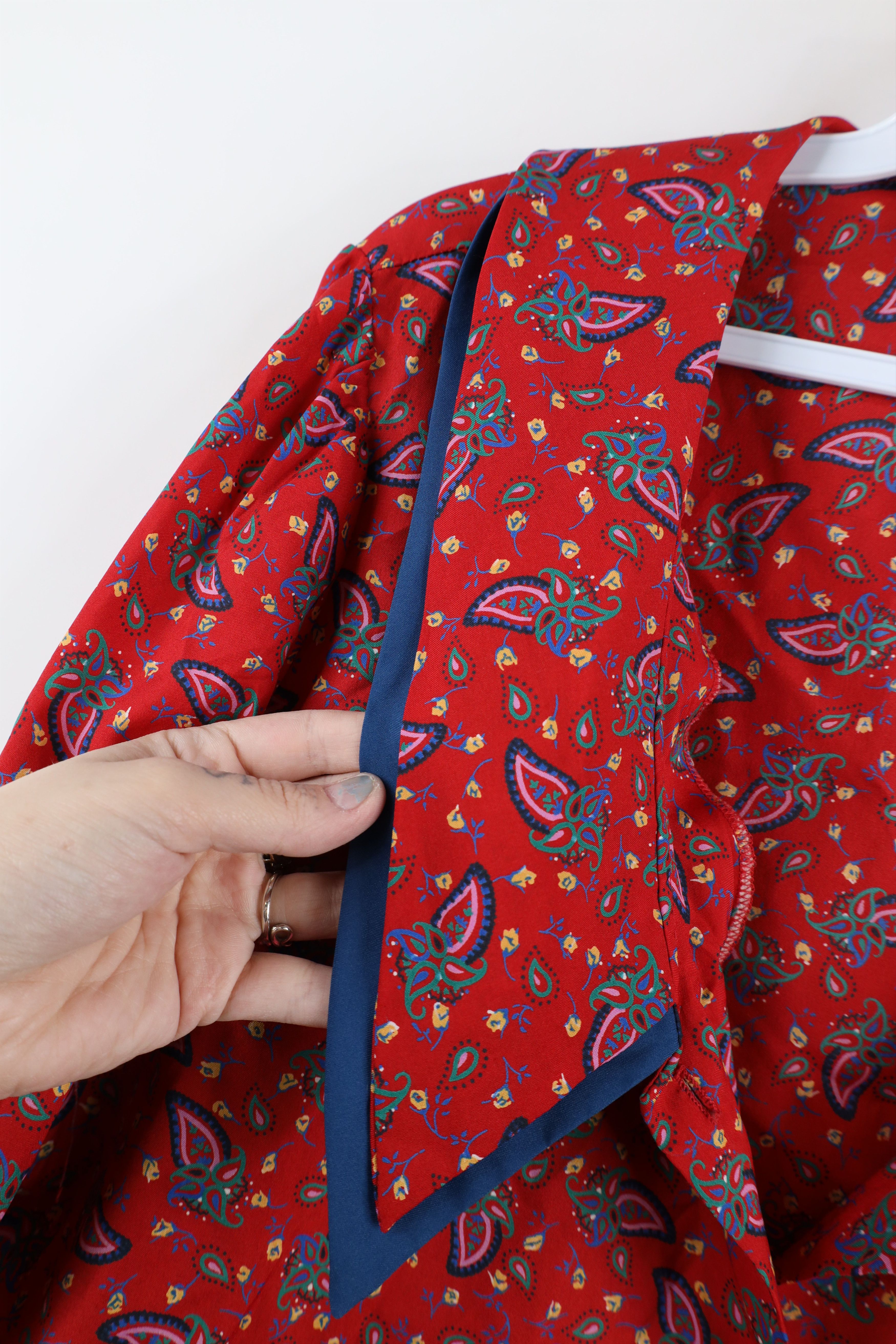 Vintage Vintage 70s Streetwear Flower Collared Button Shirt USA Size XXL / US 16-18 / IT 52-54 - 6 Thumbnail