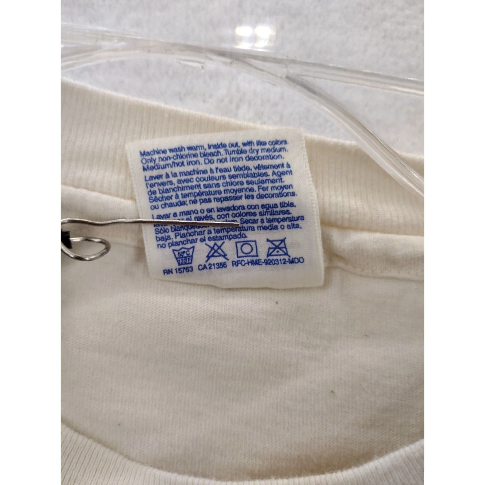 Hanes Downtown Brewing SC T Shirt Mens Large Short Sleeve Greenville 90s Ivory Beer Hanes Shirt Mens L Size US L / EU 52-54 / 3 - 5 Thumbnail