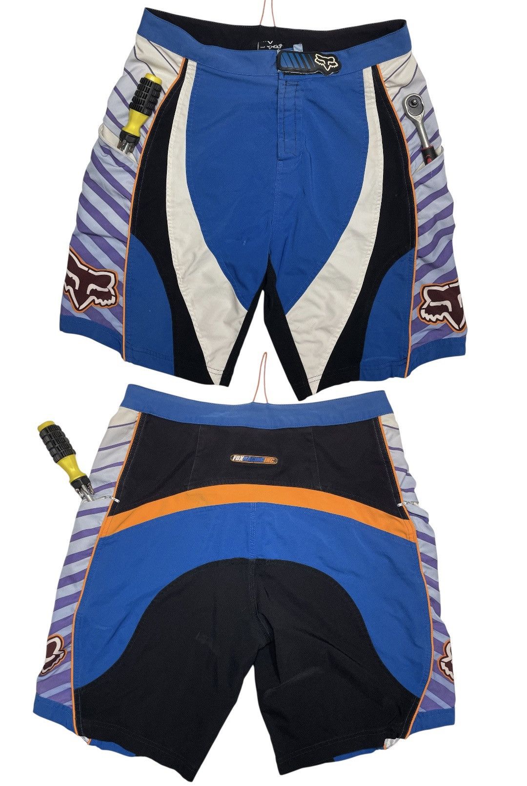 Vintage Vtg Fox Racing Short enduro motocross enduro zip pocket boar Size US 30 / EU 46 - 1 Thumbnail