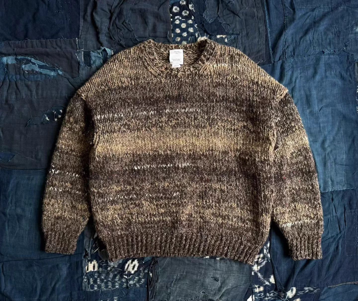トップス visvim AMPLUS CREW L/S GRADIENT KNIT 2 Visvim Visvim 22SS AMPLUS KNIT GRADIENT Sweater | Grailed