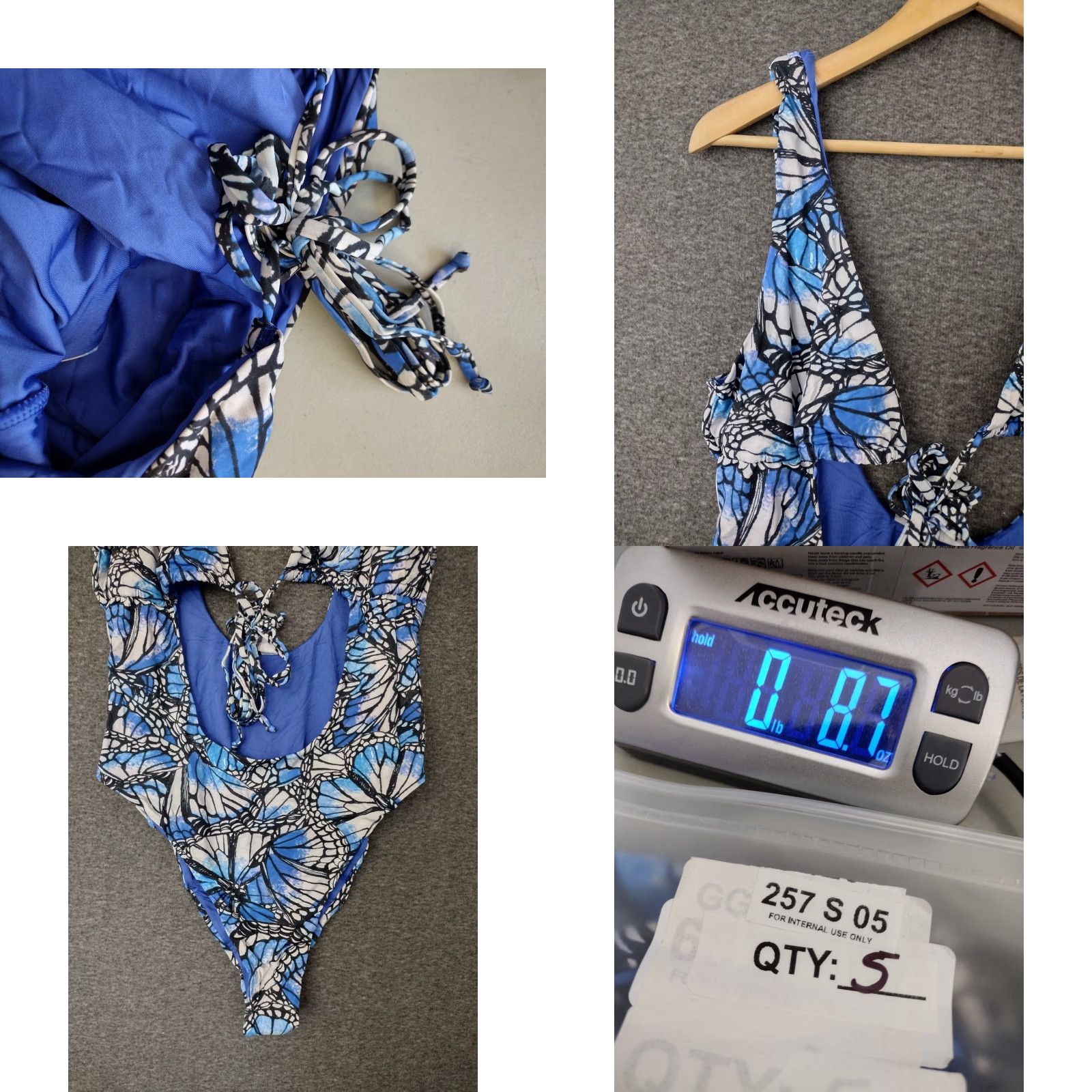 Triangl Toluca Swim One Piece Multicolor XXL Triangle Waist Wrap Open Tummy—Sexy, Nylon Spandex, Plus Size, Beach Theme, Women’s Swimsuit, Toluca, 2XL, VV Size ONE SIZE - 8 Thumbnail