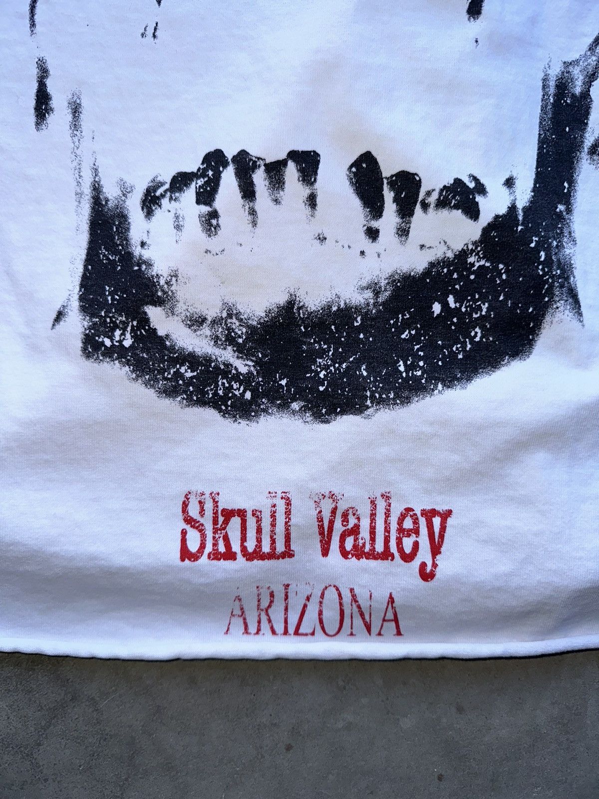 Band Tees × Vintage M+RC Noir Spring Break ‘92 Skull Valley Arizona White/Ivory Size US L / EU 52-54 / 3 - 4 Thumbnail